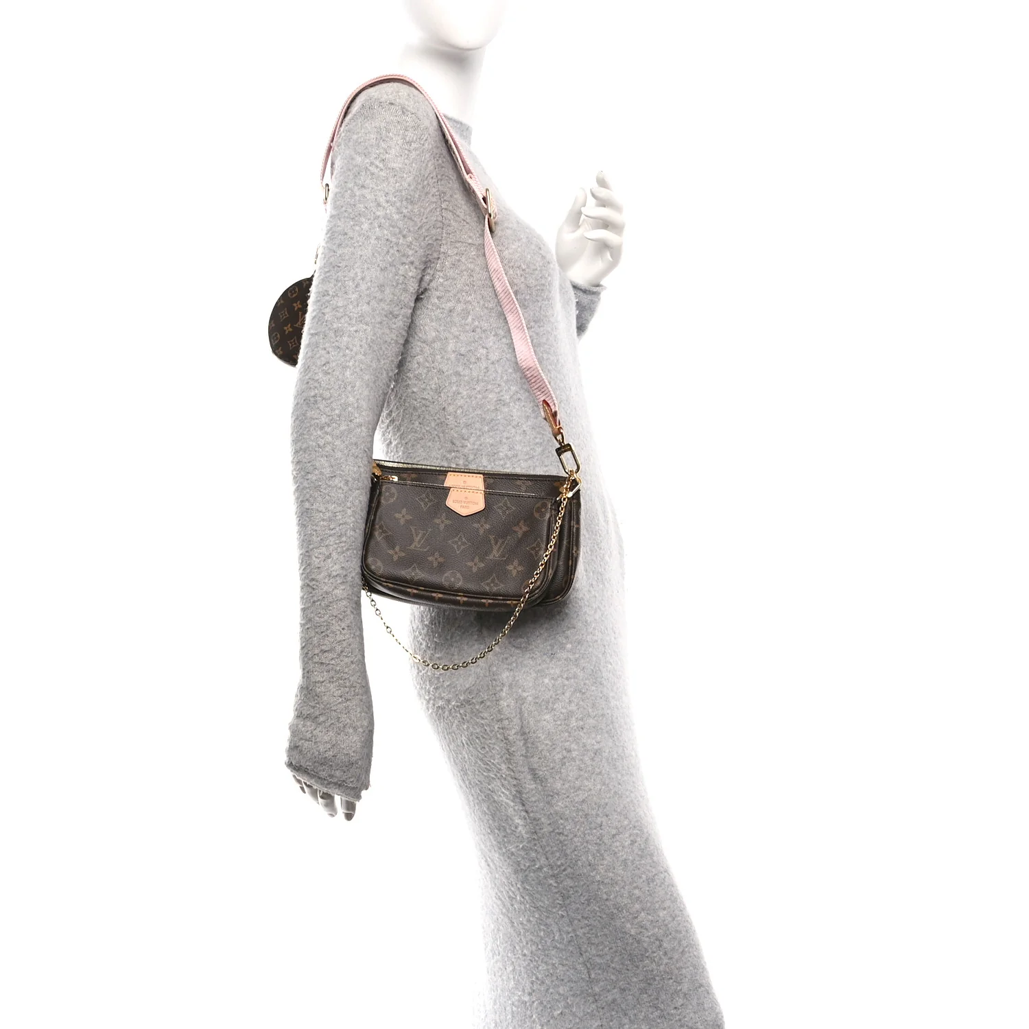 Monogram Multi Pochette Accessories Rose Clair - Image 2