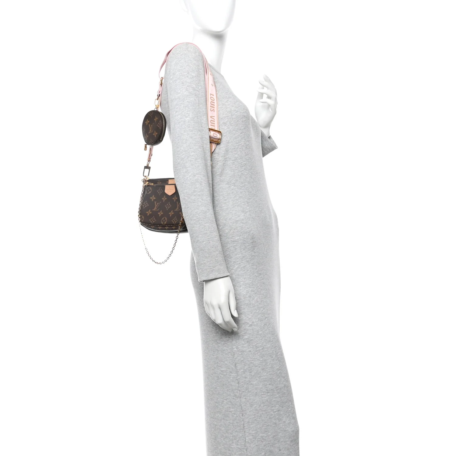 Monogram Multi Pochette Accessories Rose Clair - Image 2