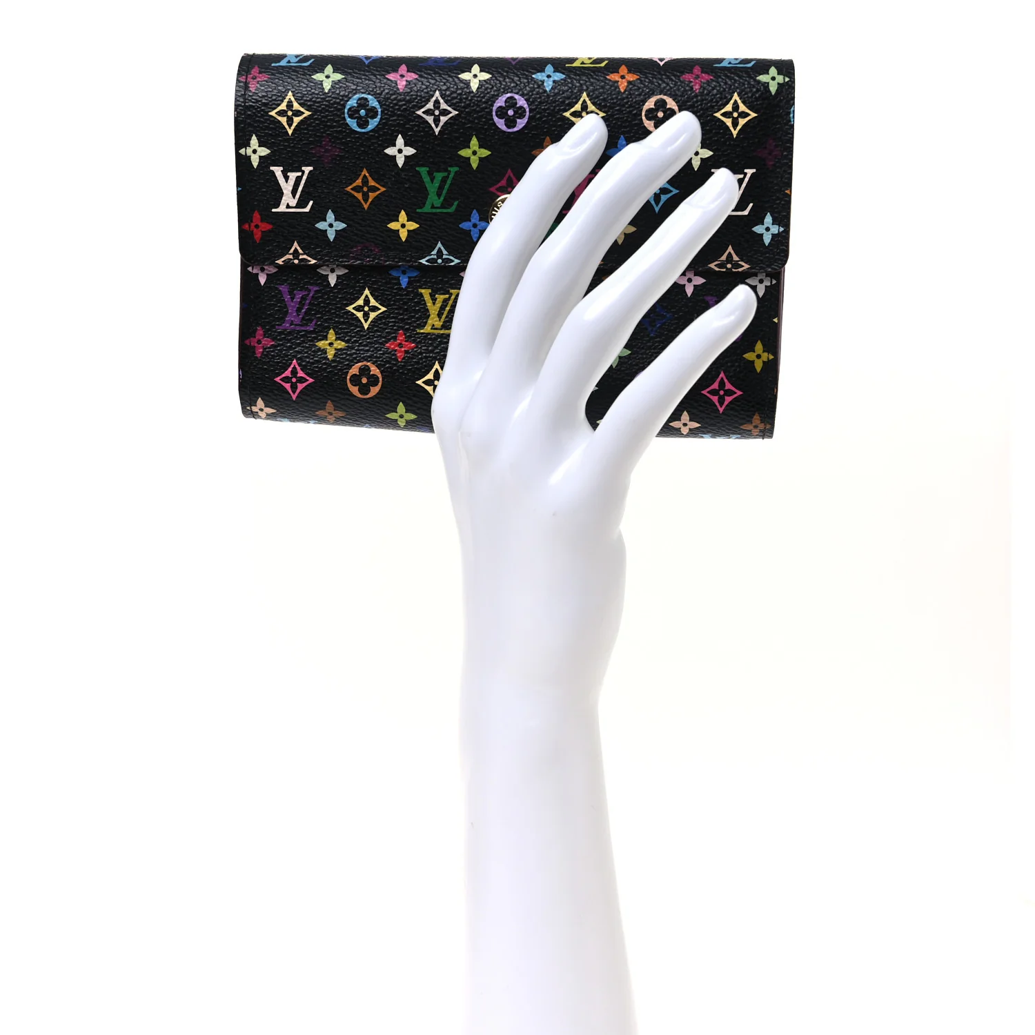 Monogram Multicolor Alexandra Wallet Black - Image 2