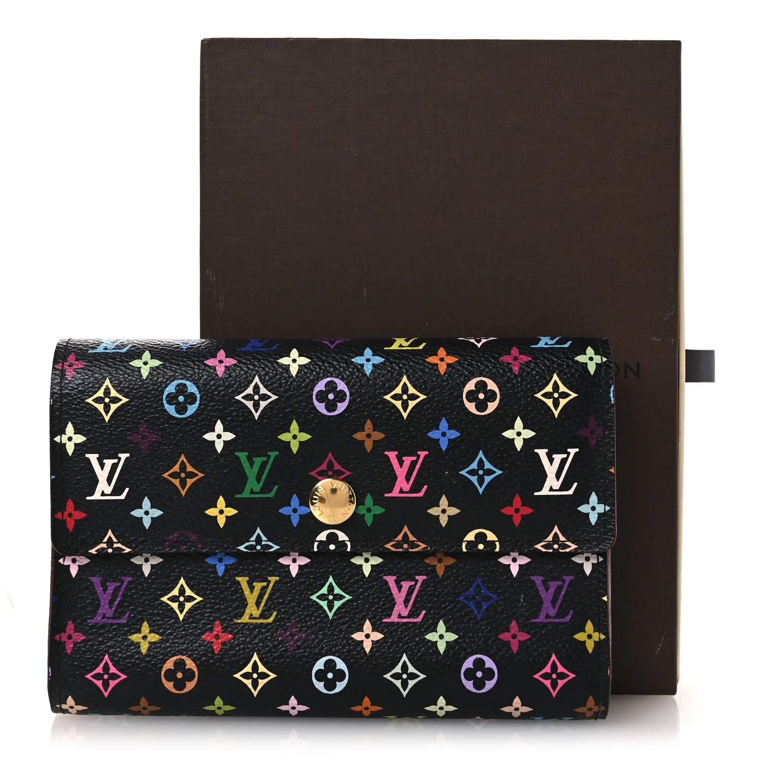 Monogram Multicolor Alexandra Wallet Black - Image 9