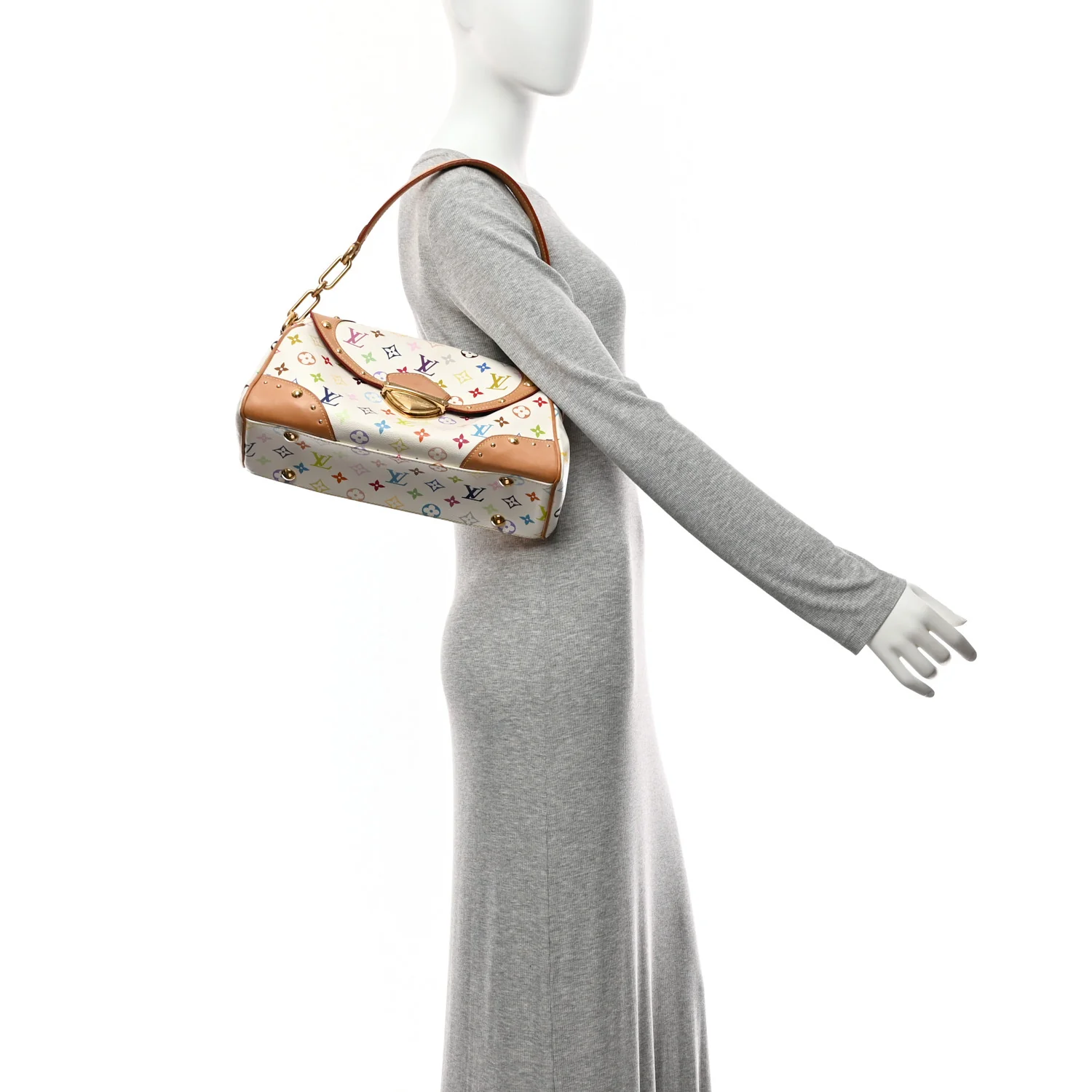 Monogram Multicolor Beverly MM White - Image 2