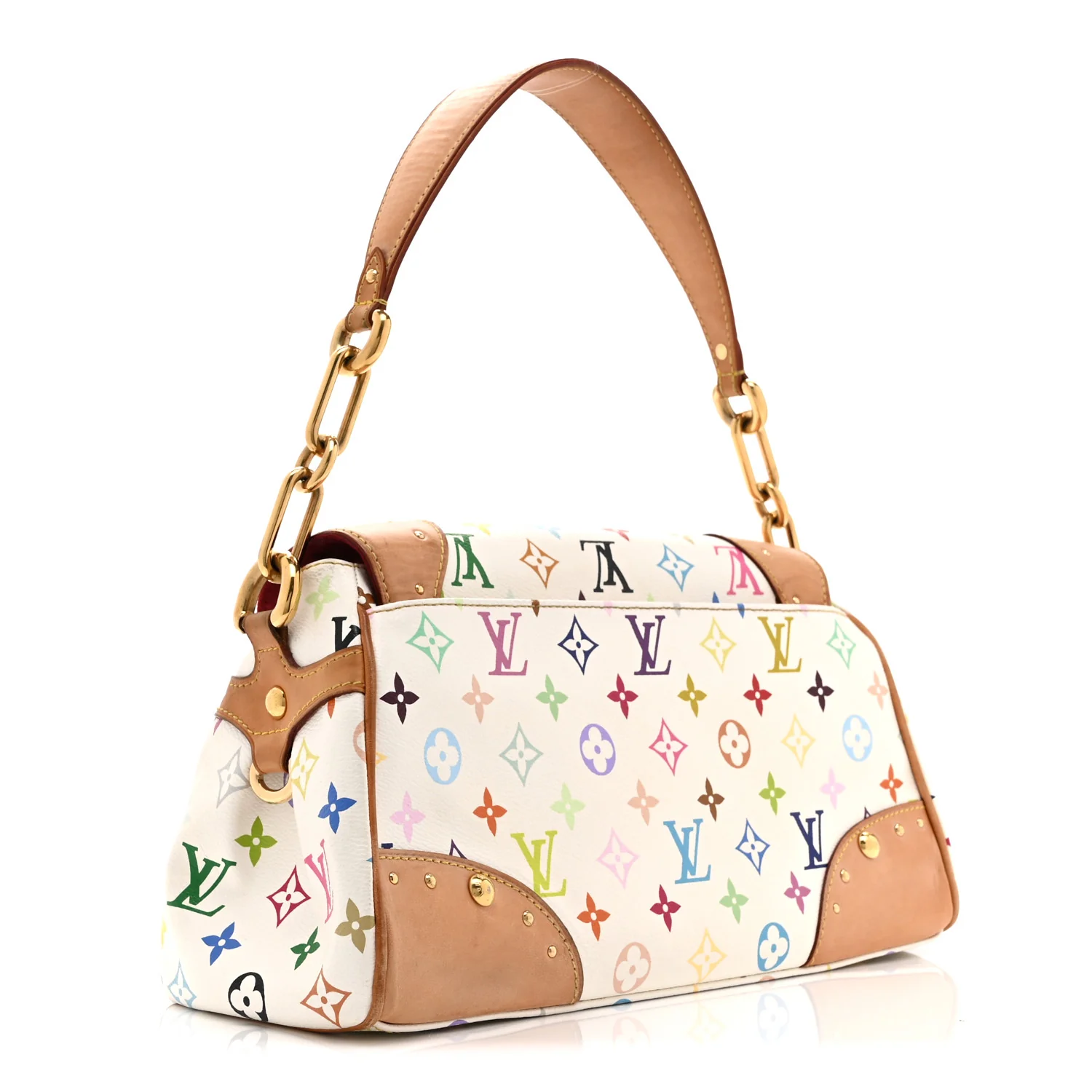 Monogram Multicolor Beverly MM White - Image 3
