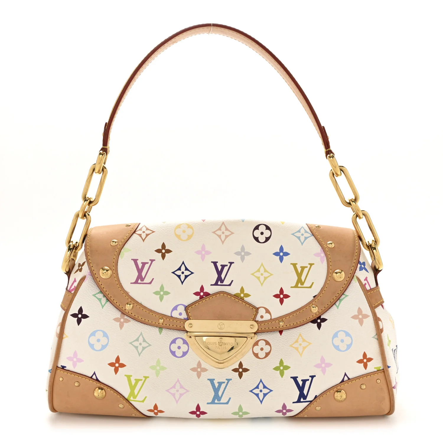 Monogram Multicolor Beverly MM White