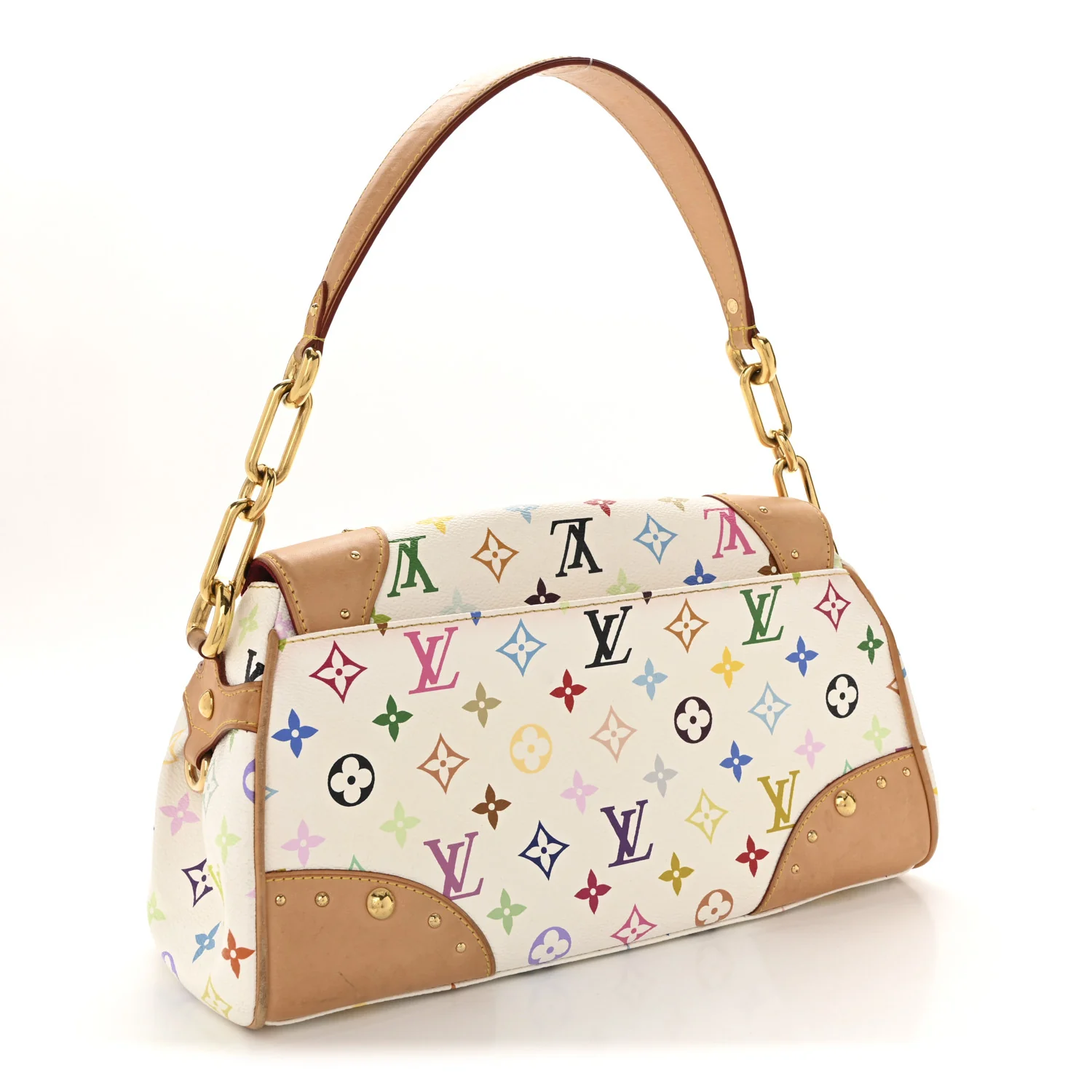 Monogram Multicolor Beverly MM White - Image 3