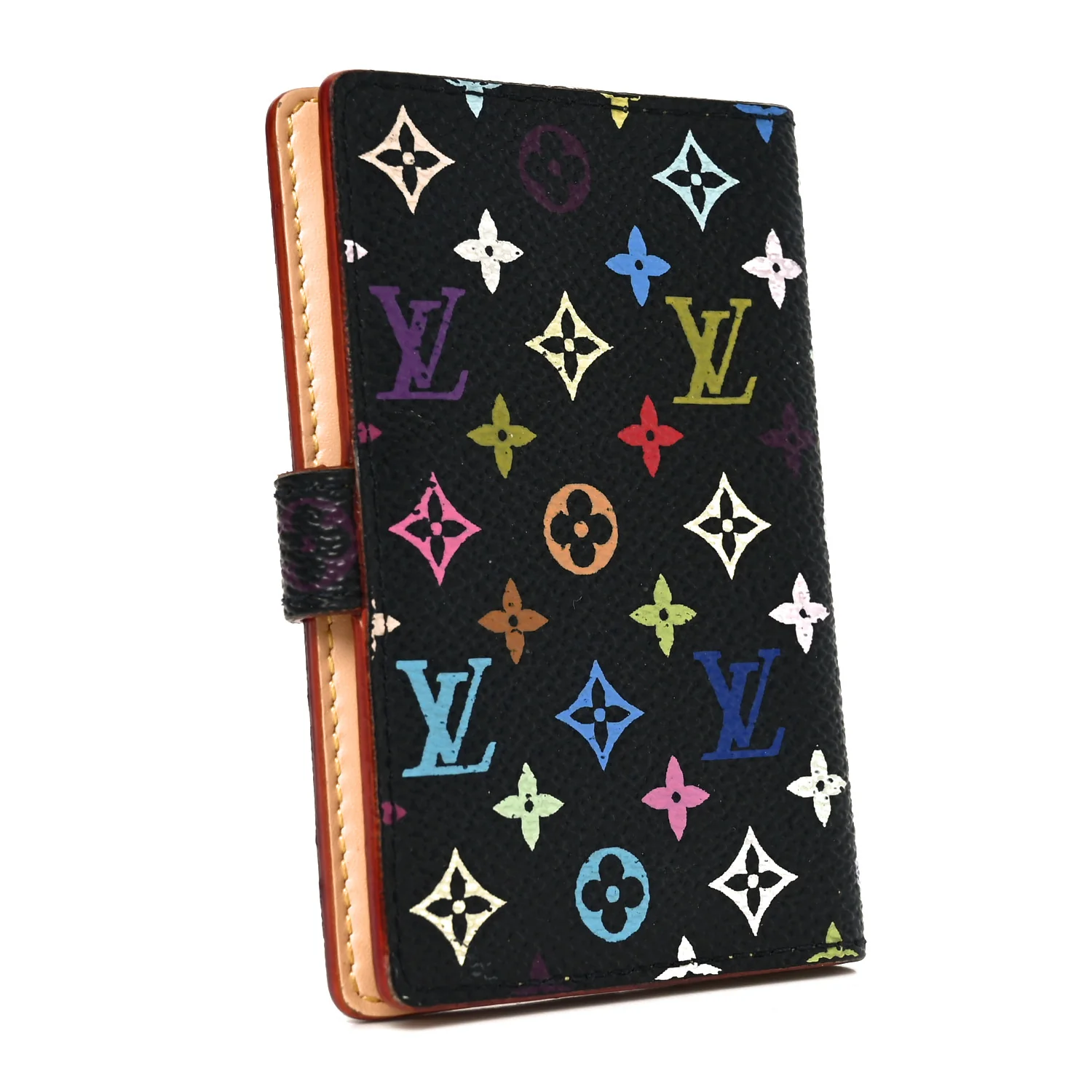 Monogram Multicolor Carnet de Bal Mini Agenda Cover Black - Image 3