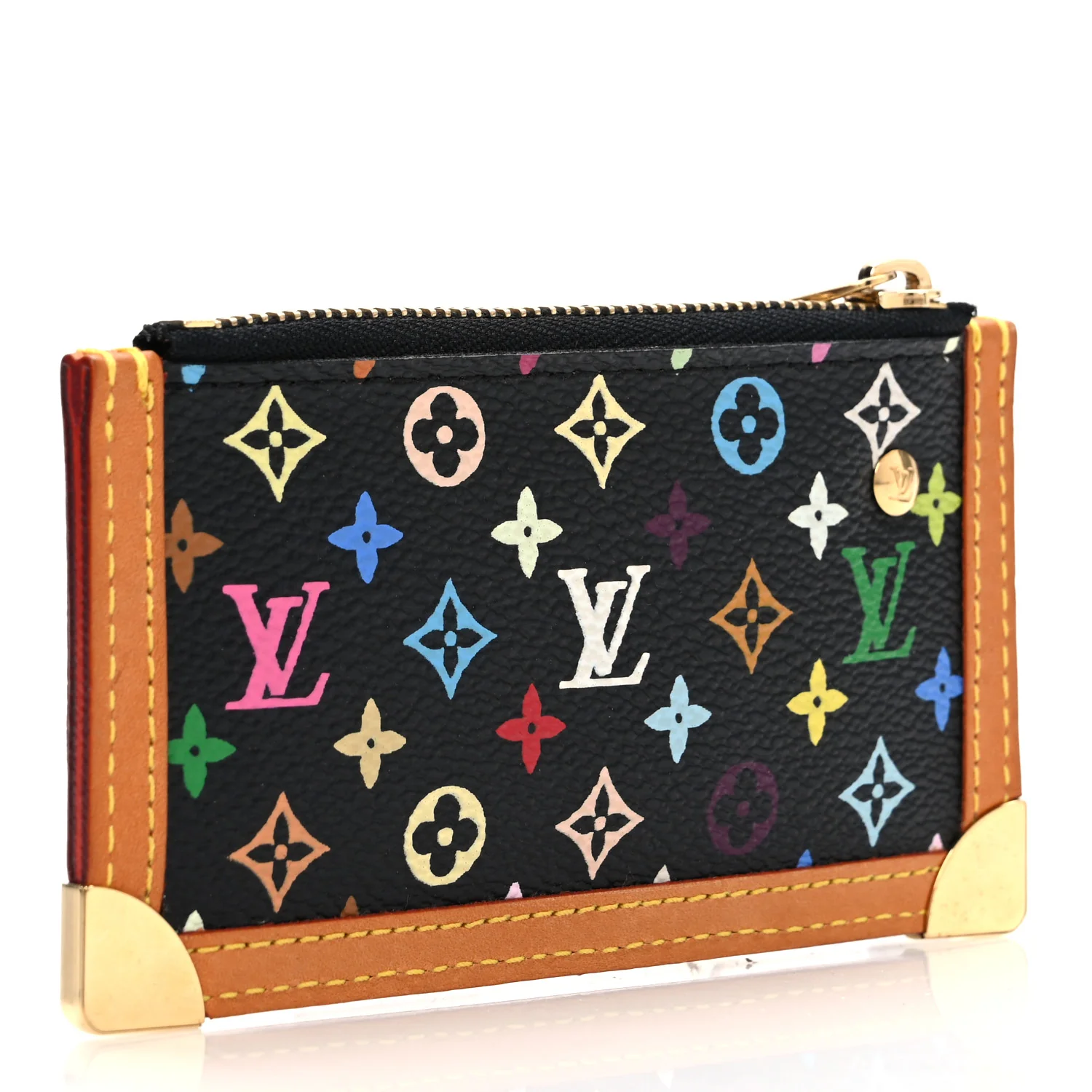 Monogram Multicolor Key Pouch Black - Image 3