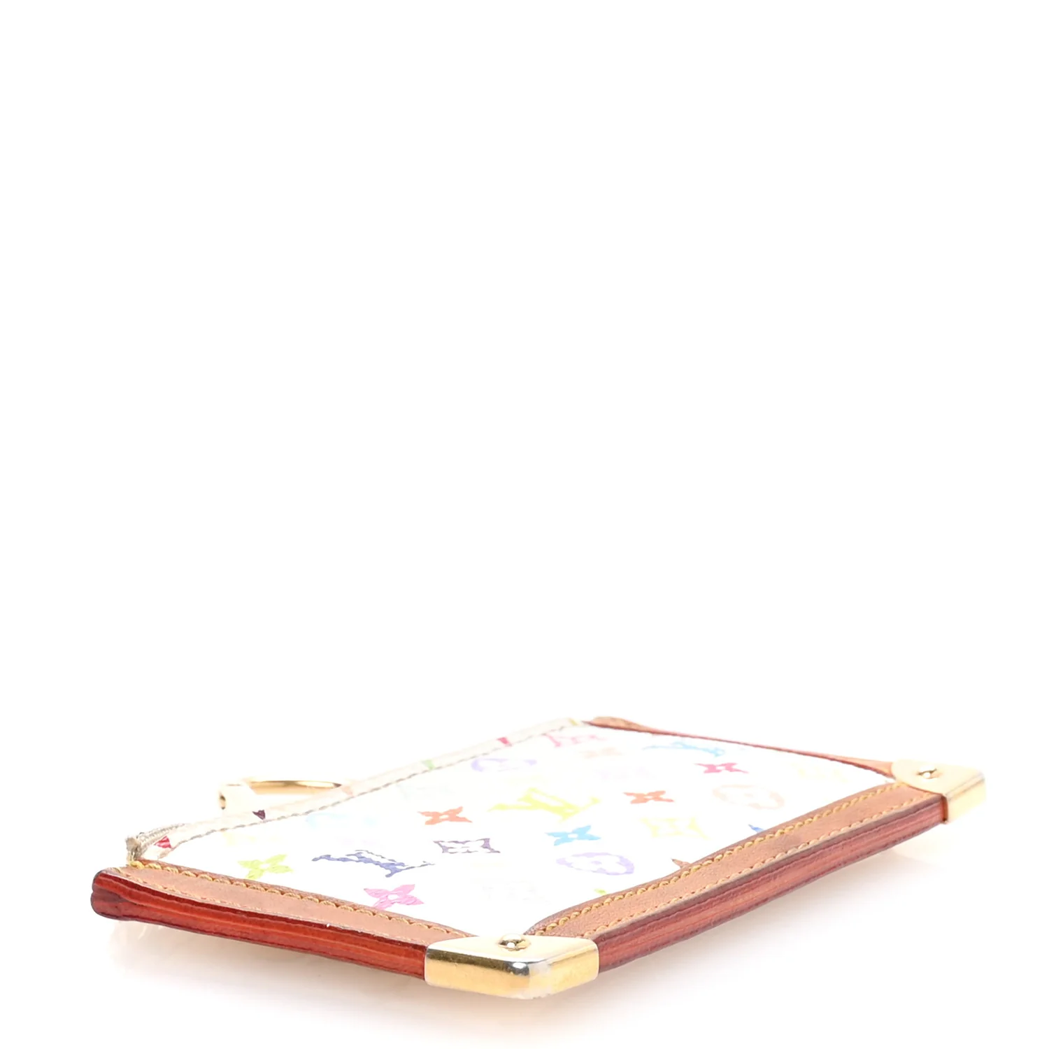 Monogram Multicolor Key Pouch White - Image 4