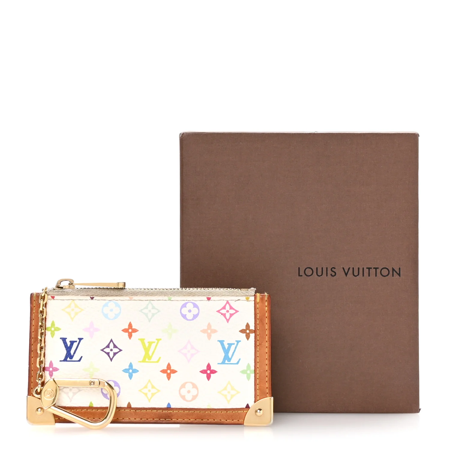 Monogram Multicolor Key Pouch White - Image 7