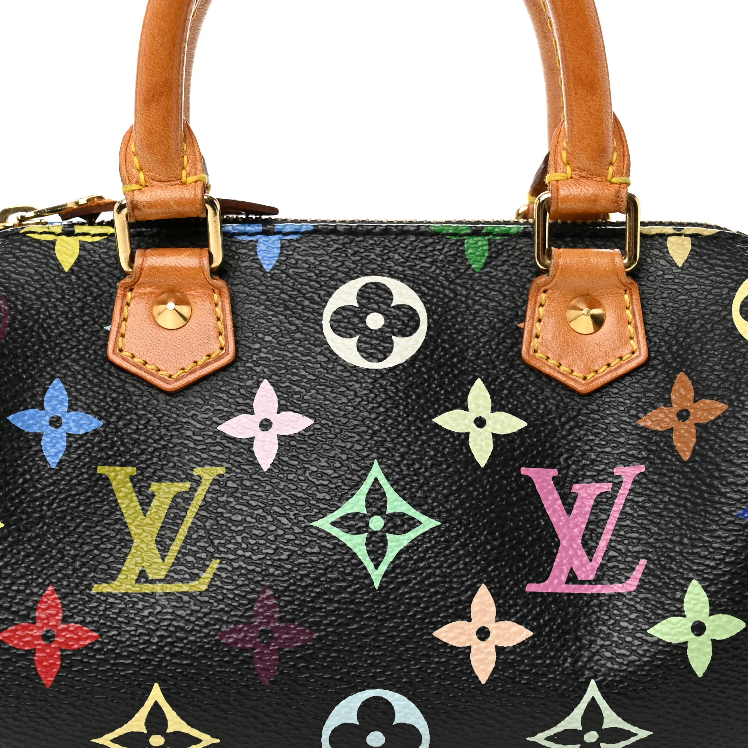 Monogram Multicolor Mini Sac HL Speedy Black - Image 7