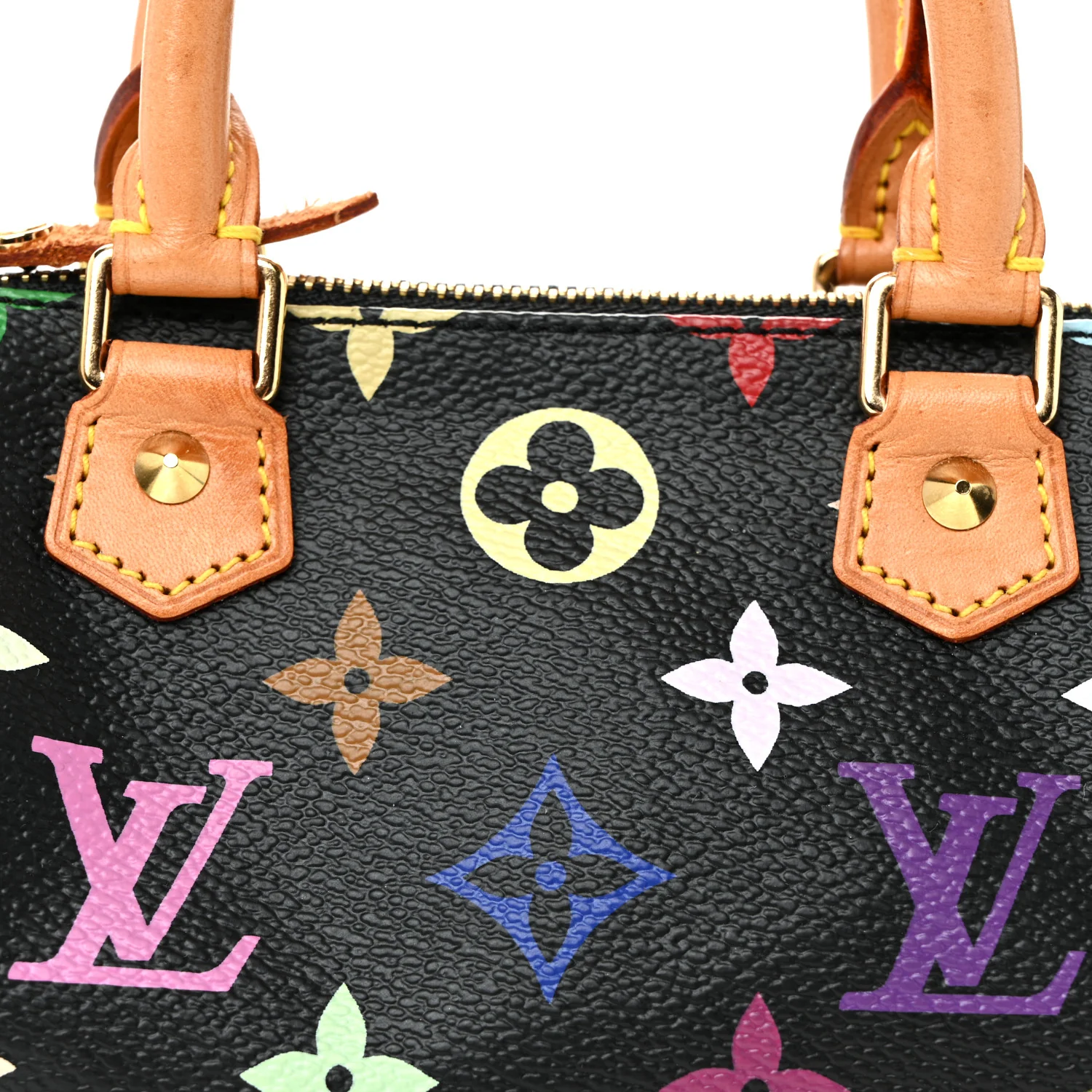Monogram Multicolor Mini Sac HL Speedy Black - Image 6