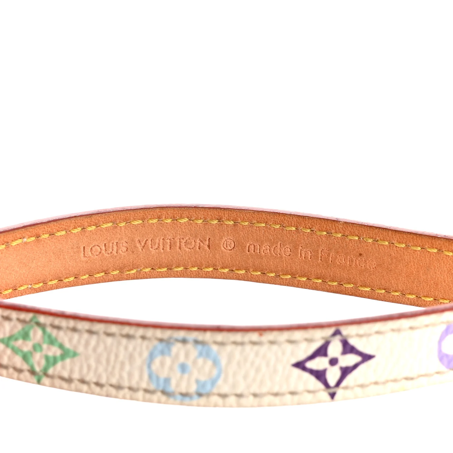 Monogram Multicolor Phone Strap White - Image 3