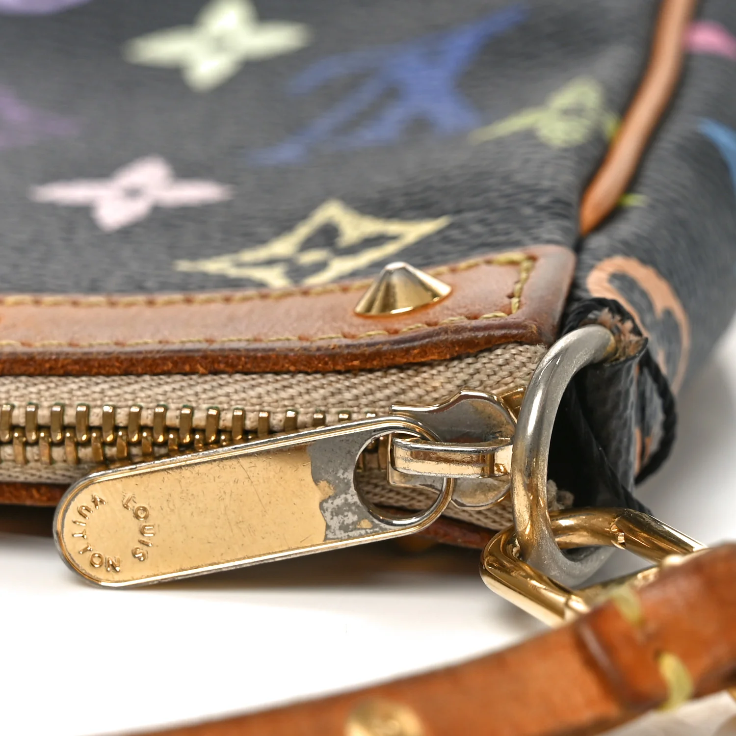 Monogram Multicolor Pochette Accessories Black - Image 10