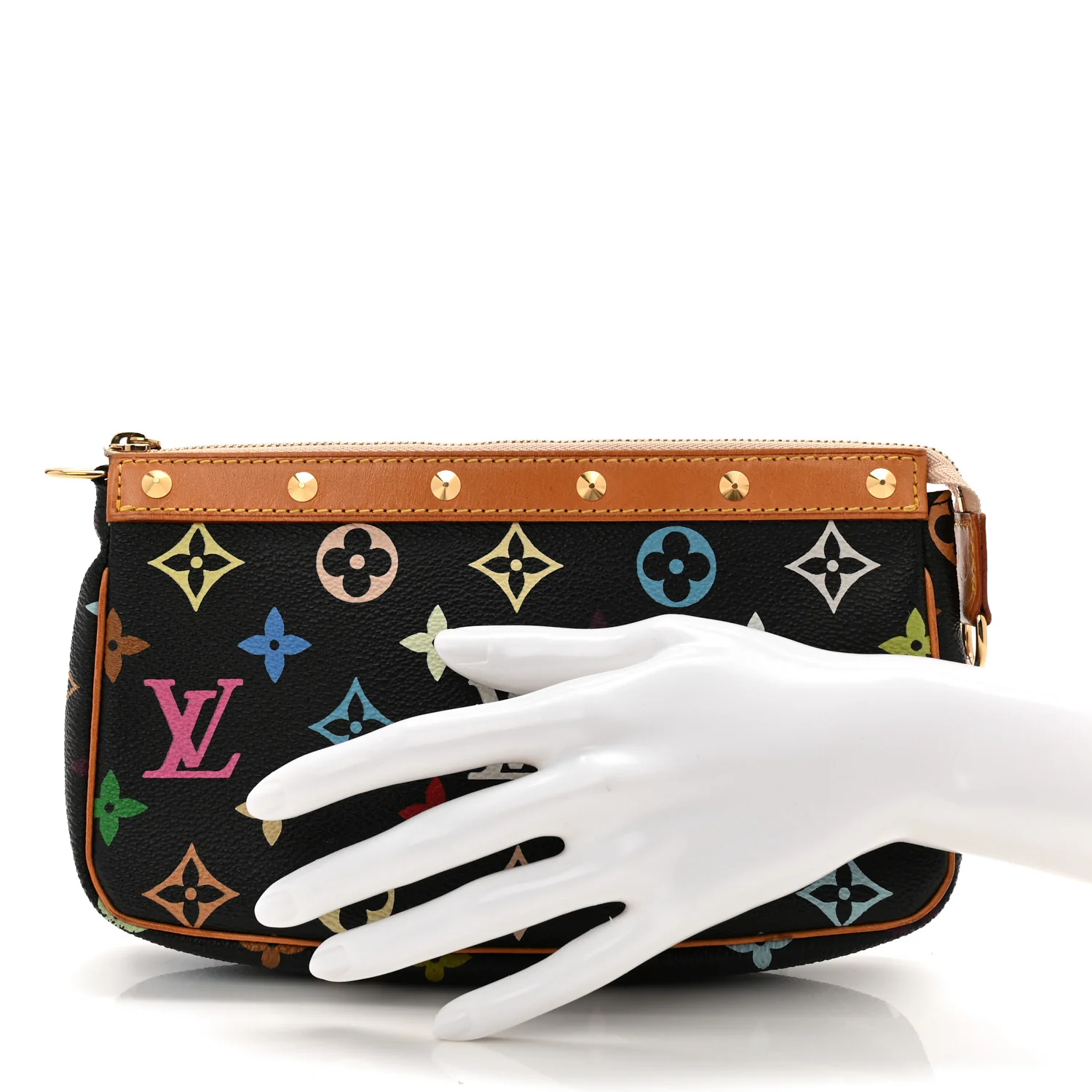 Monogram Multicolor Pochette Accessories Black - Image 2