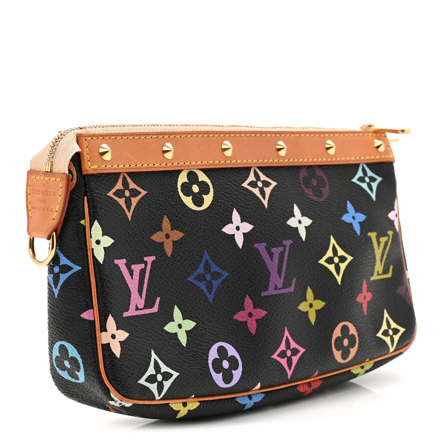 Monogram Multicolor Pochette Accessories Black - Image 3