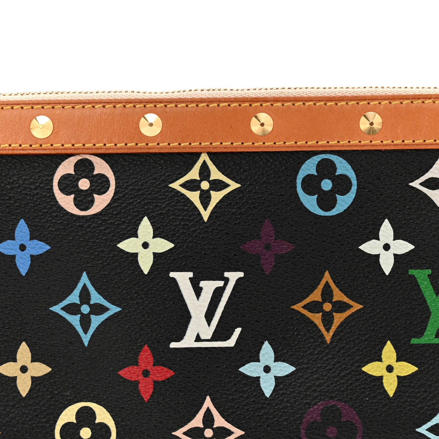Monogram Multicolor Pochette Accessories Black - Image 8