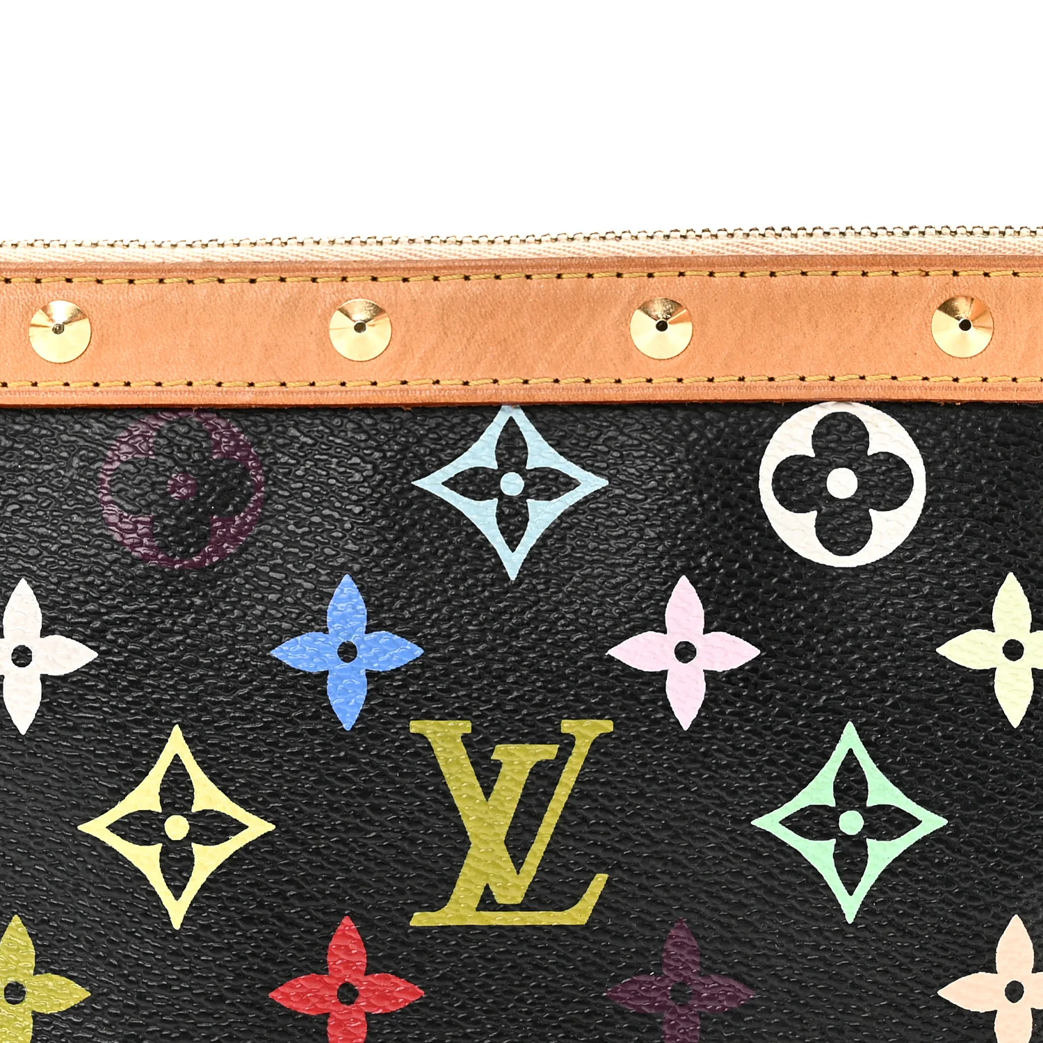 Monogram Multicolor Pochette Accessories Black - Image 7