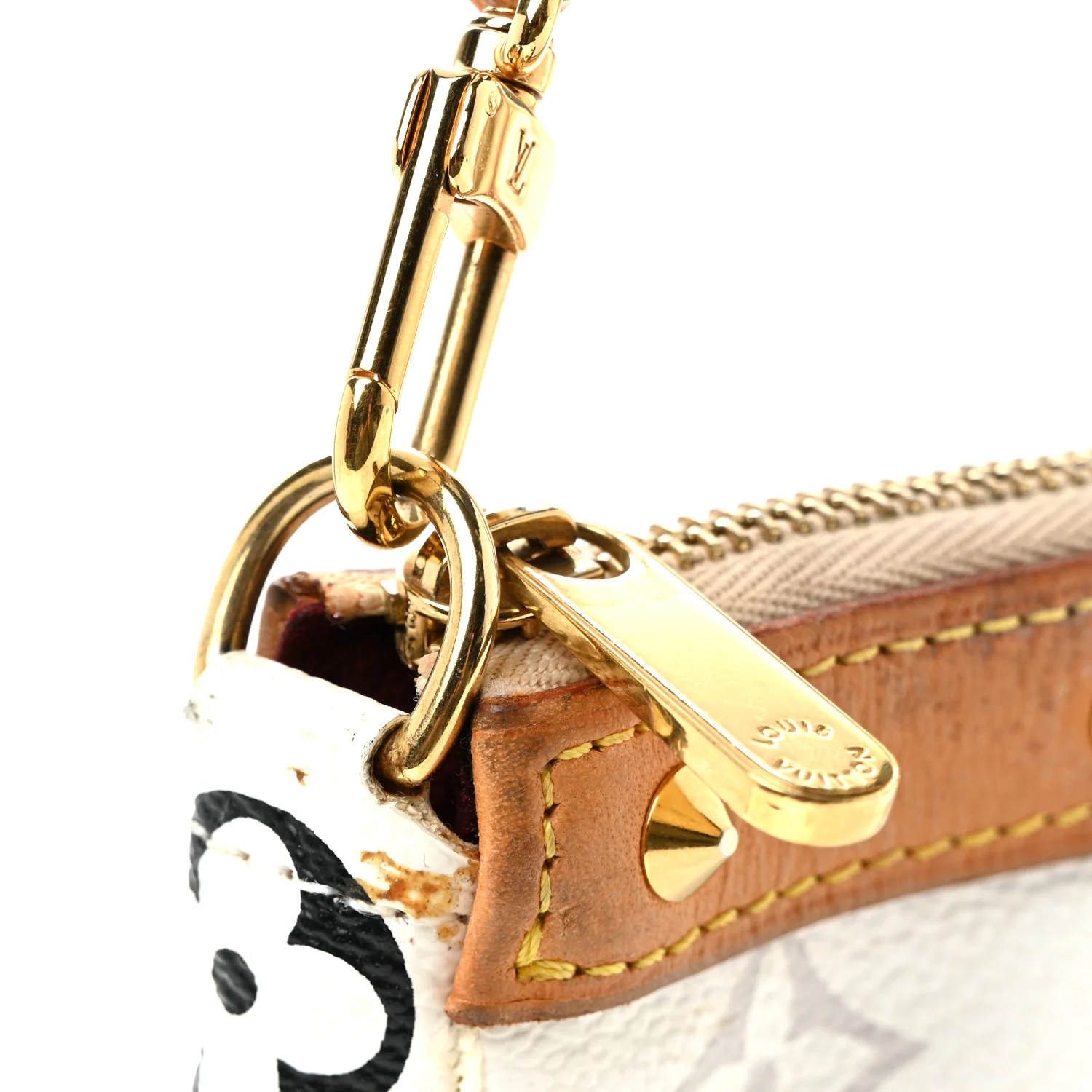 Monogram Multicolor Pochette Accessories White - Image 11
