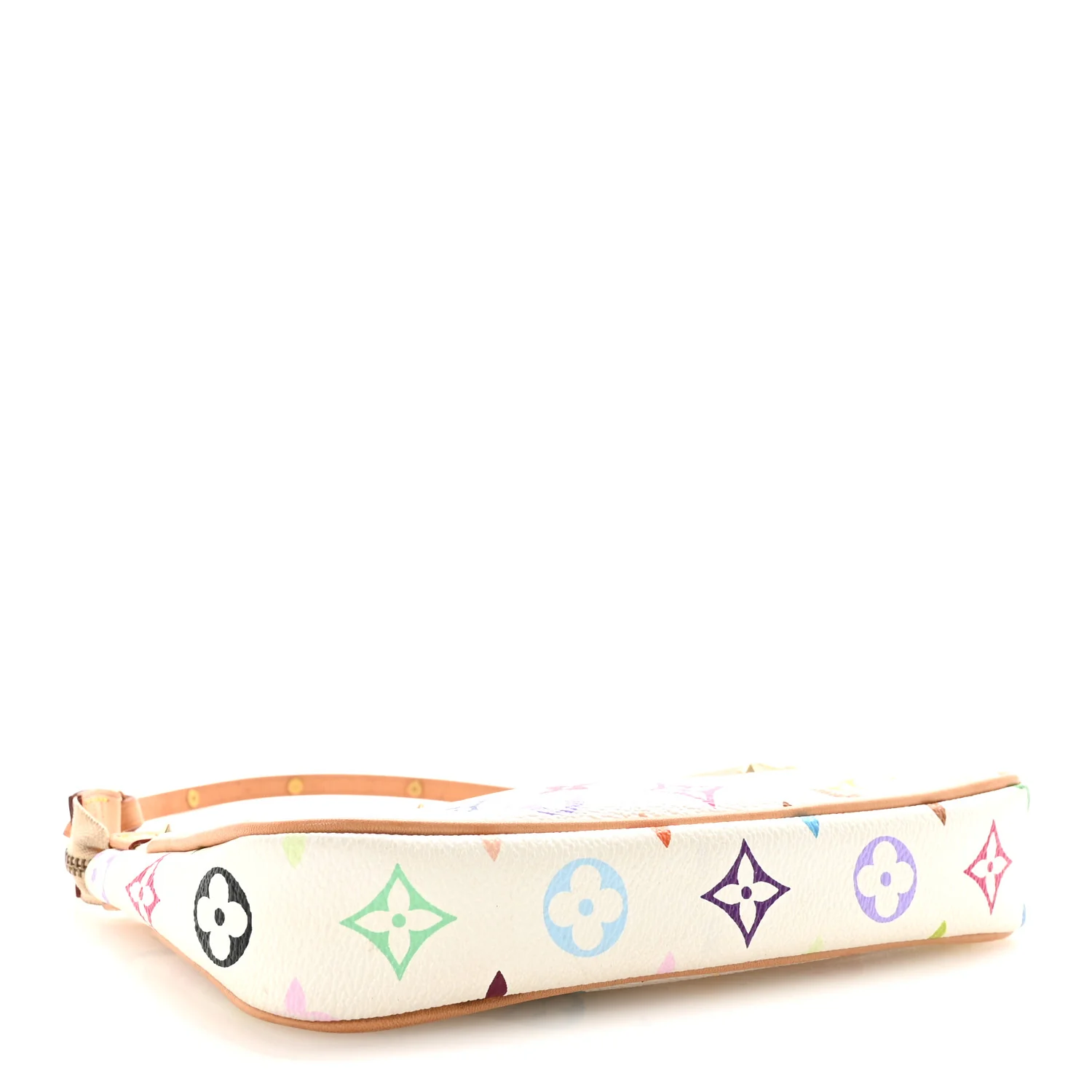 Monogram Multicolor Pochette Accessories White - Image 4
