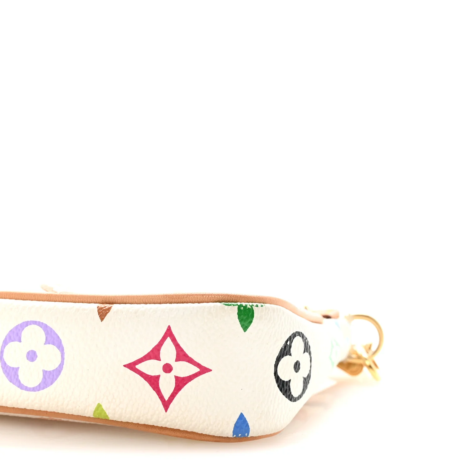 Monogram Multicolor Pochette Accessories White - Image 9