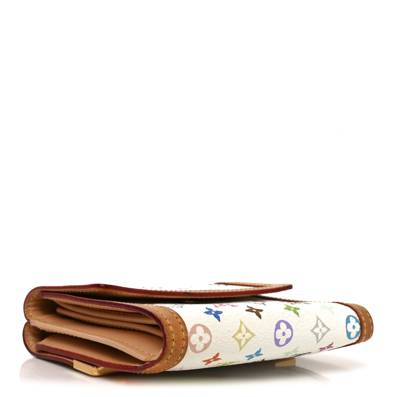 Monogram Multicolor Porte-Monnaie Billets Wallet White - Image 4