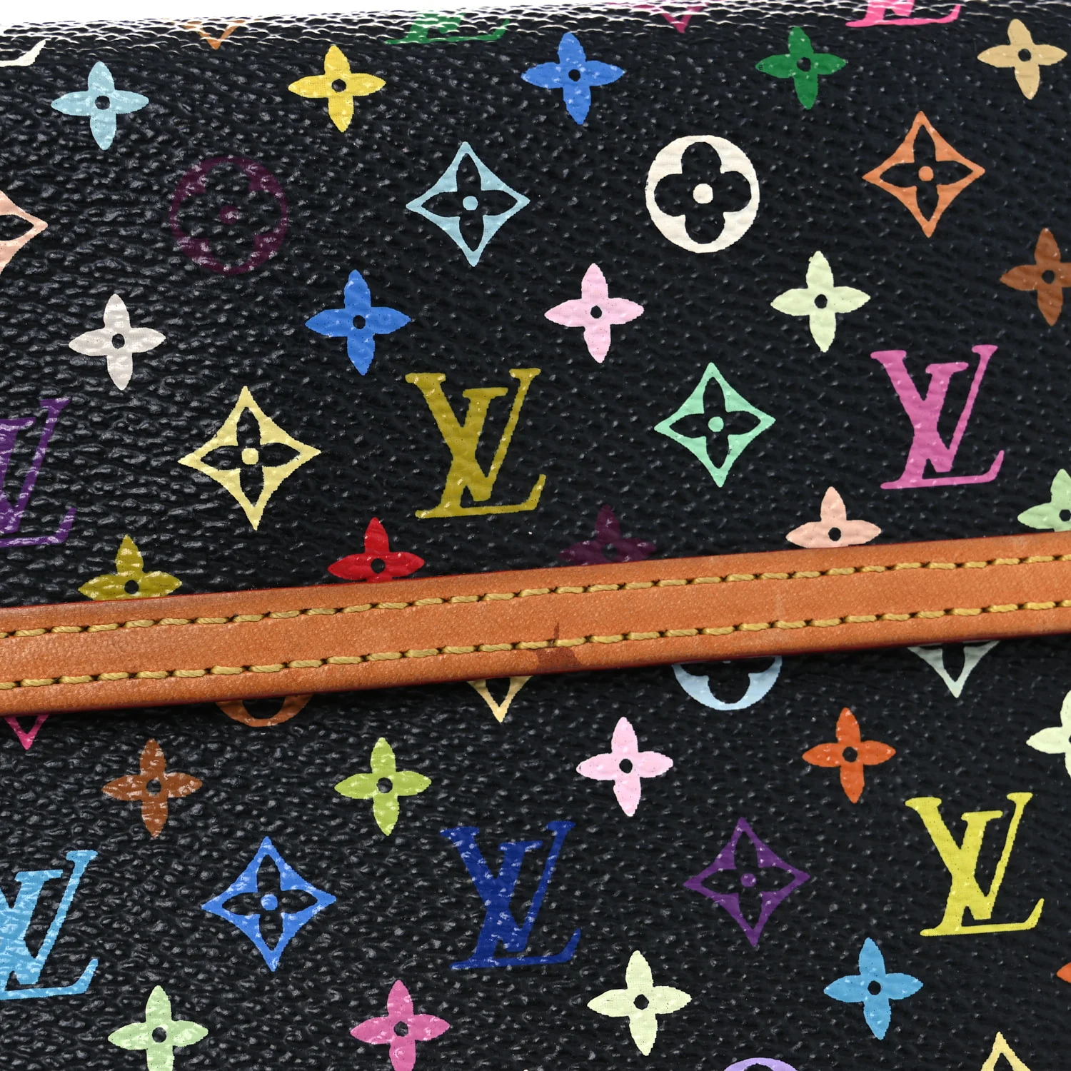 Monogram Multicolor Porte Tresor International Wallet Black - Image 8