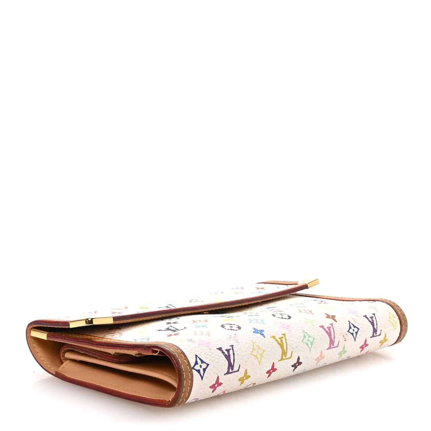 Monogram Multicolor Porte Tresor International Wallet White - Image 4