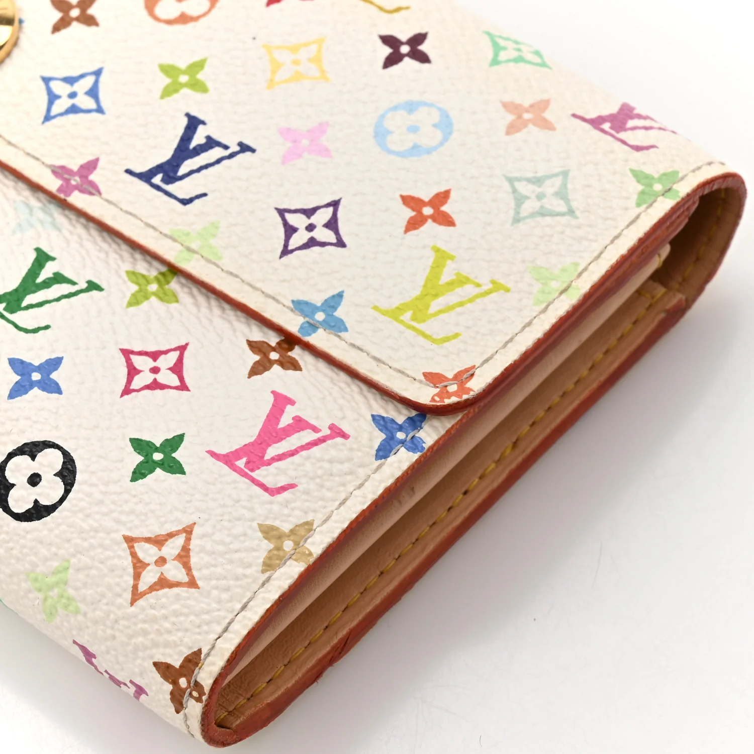 Monogram Multicolor Sarah Wallet White - Image 10