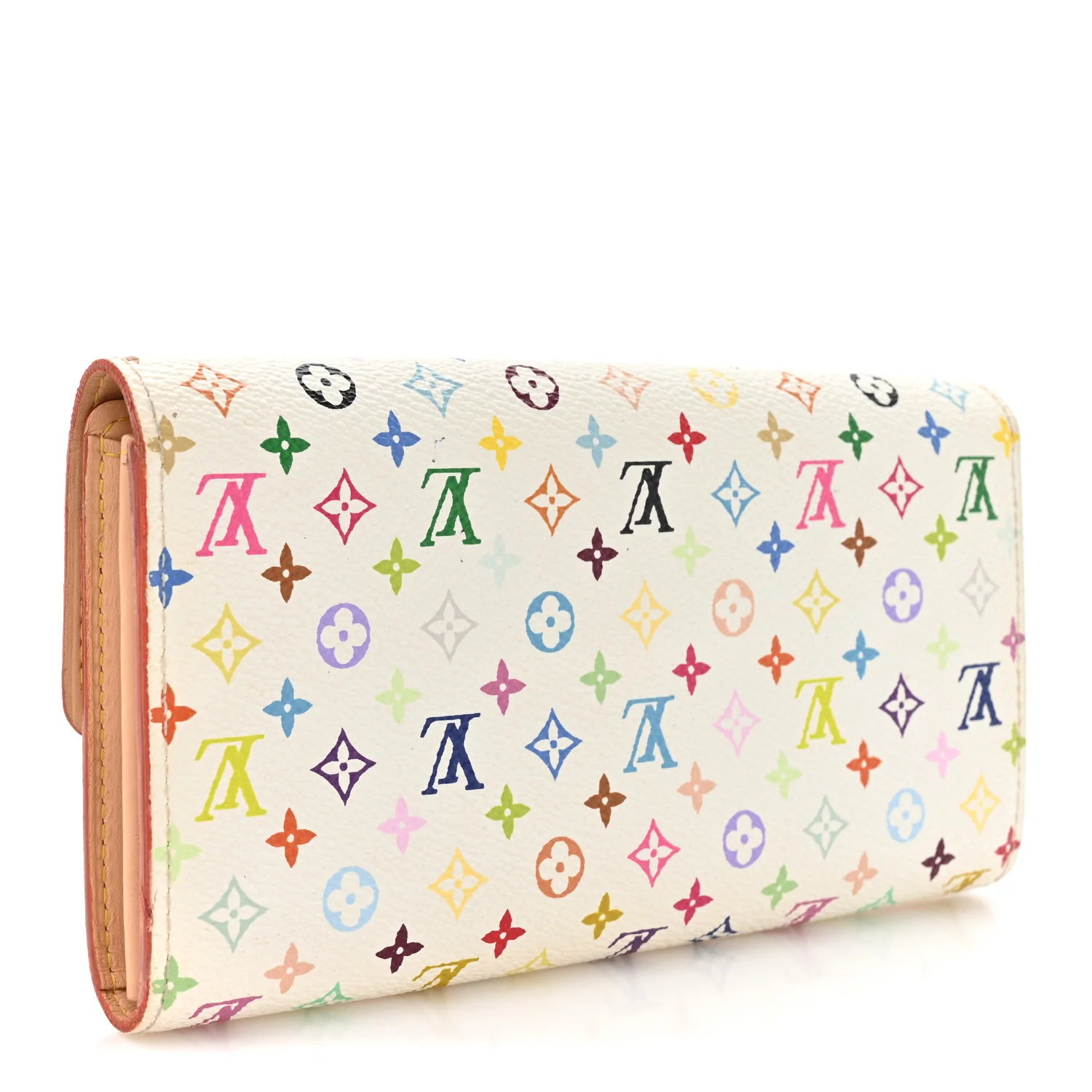 Monogram Multicolor Sarah Wallet White - Image 3