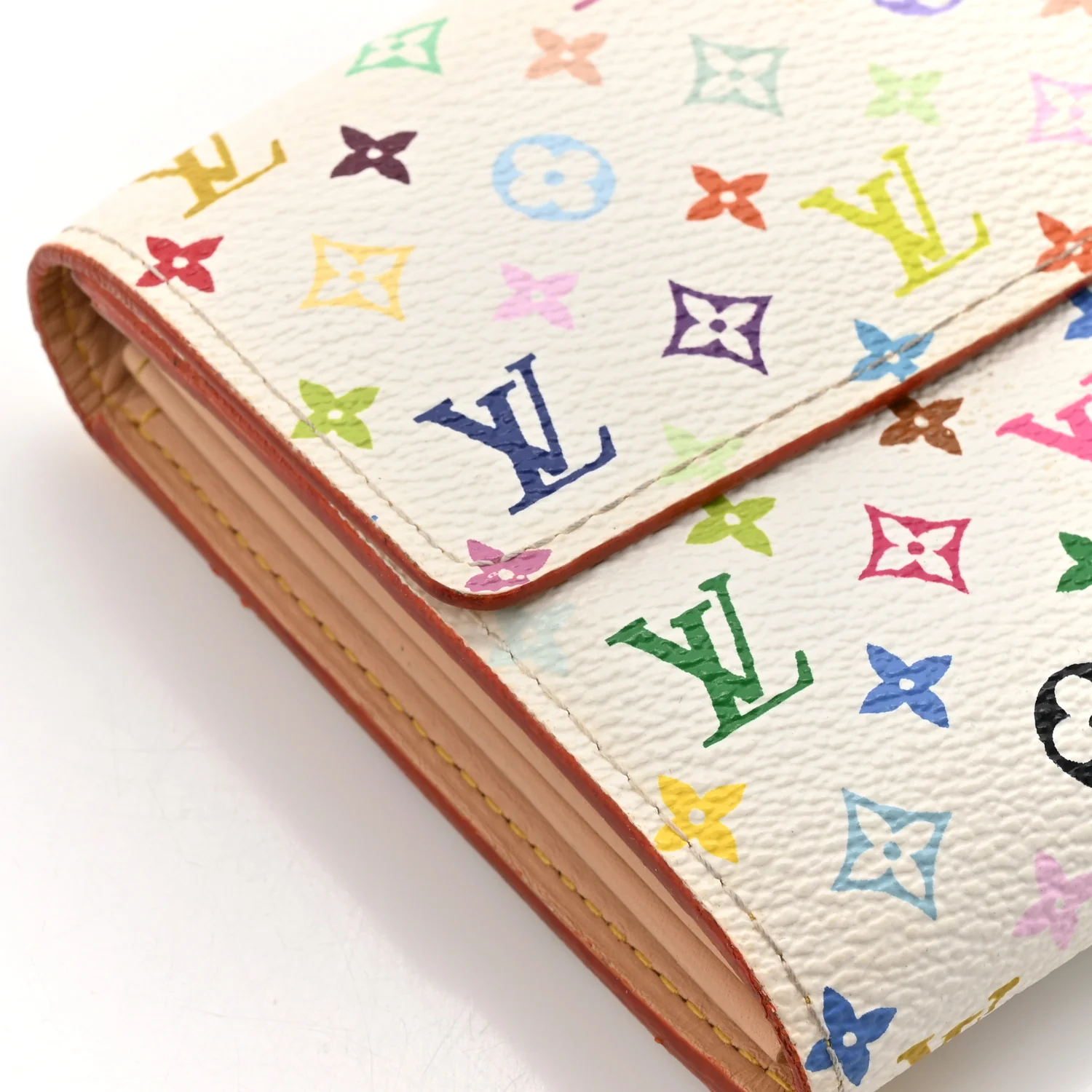 Monogram Multicolor Sarah Wallet White - Image 9