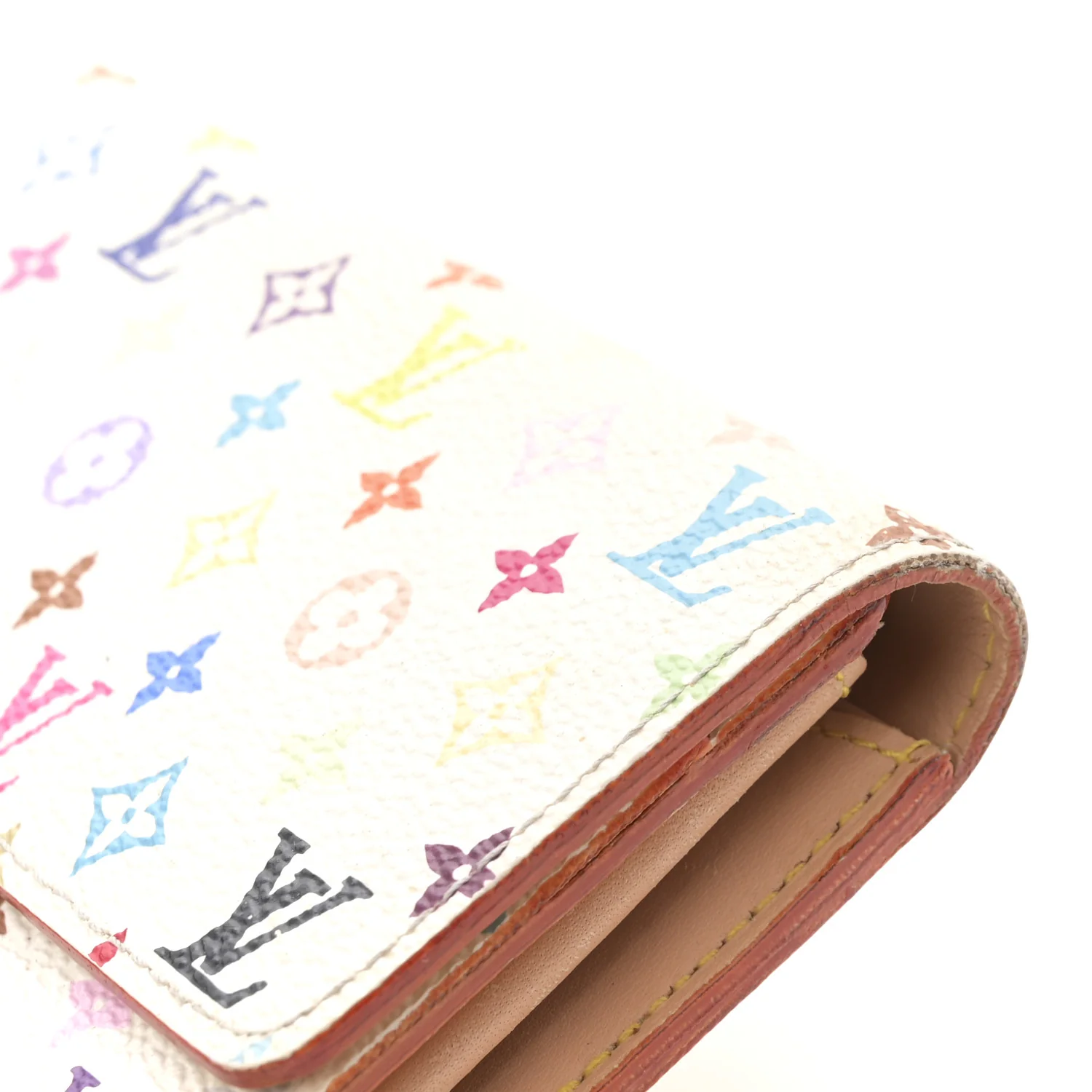 Monogram Multicolor Sarah Wallet White - Image 10