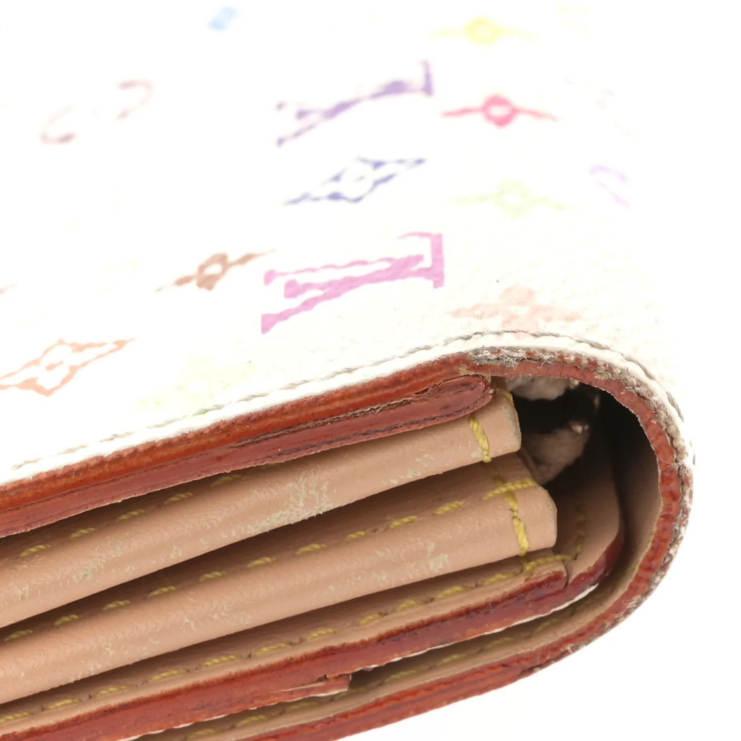 Monogram Multicolor Sarah Wallet White - Image 11