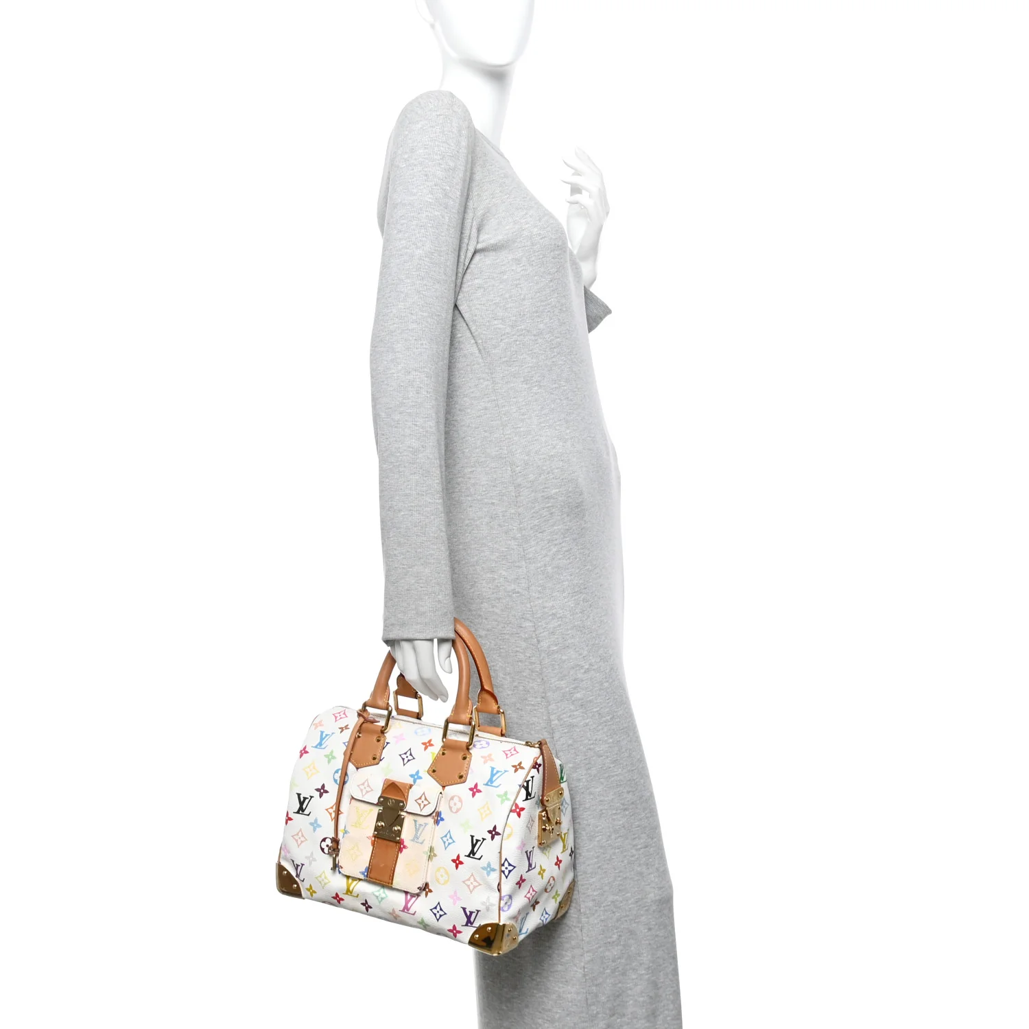 Monogram Multicolor Speedy 30 White - Image 2