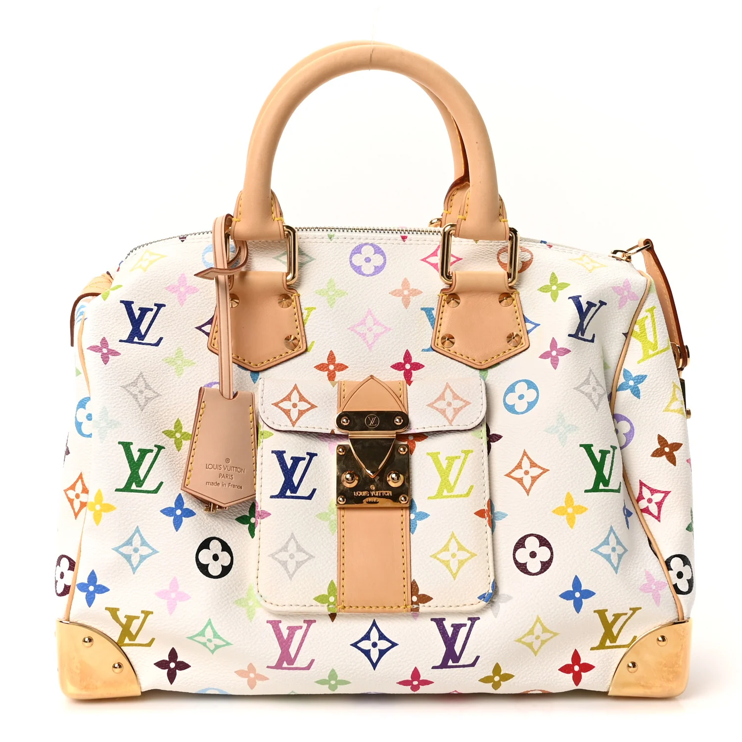 Monogram Multicolor Speedy 30 White