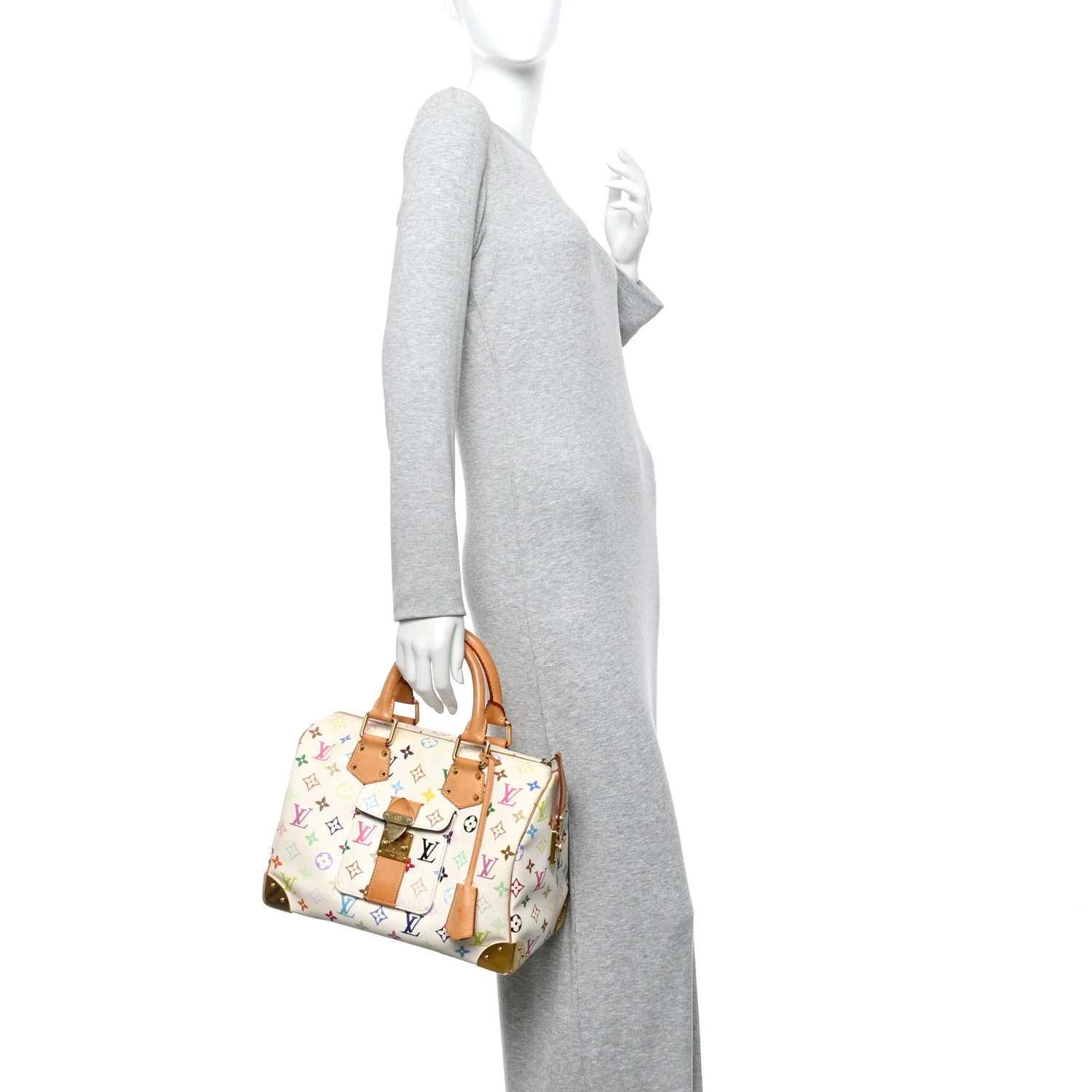 Monogram Multicolor Speedy 30 White - Image 2