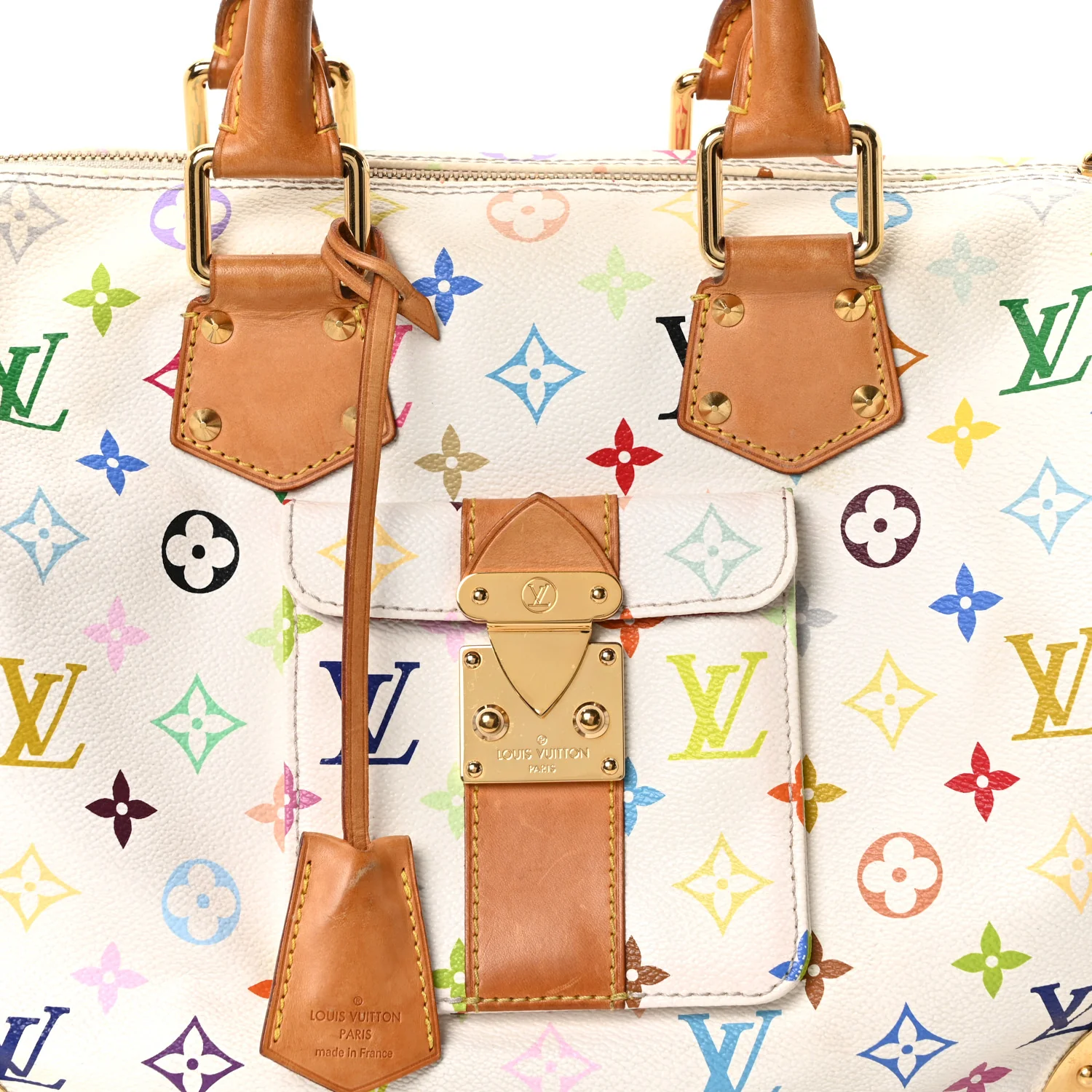 Monogram Multicolor Speedy 30 White - Image 7