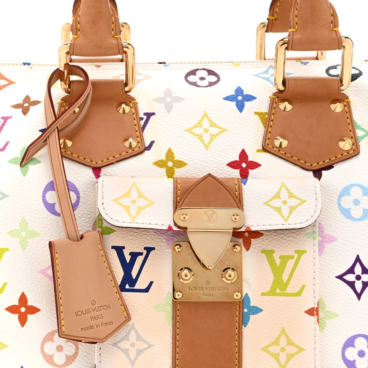Monogram Multicolor Speedy 30 White - Image 8