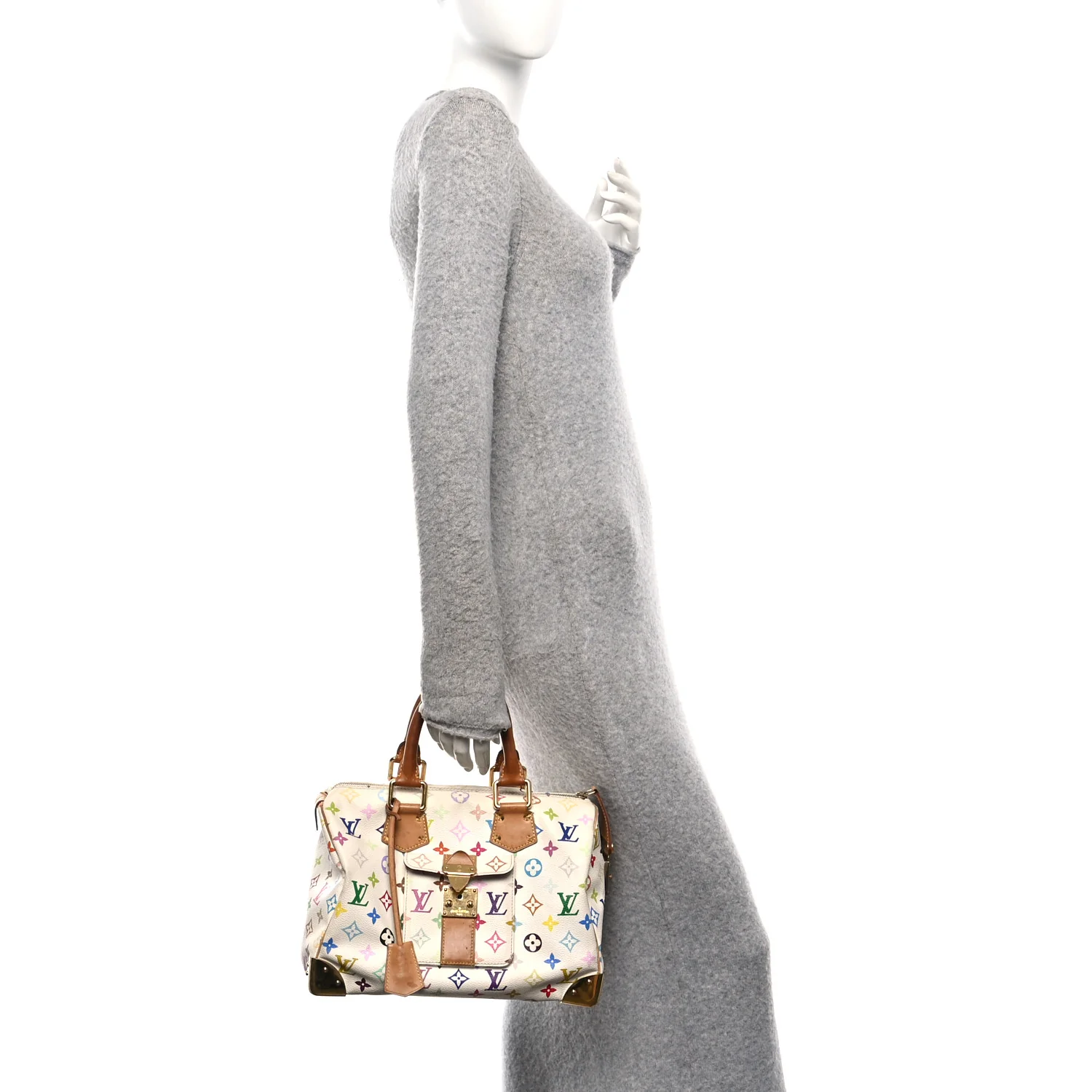Monogram Multicolor Speedy 30 White - Image 2