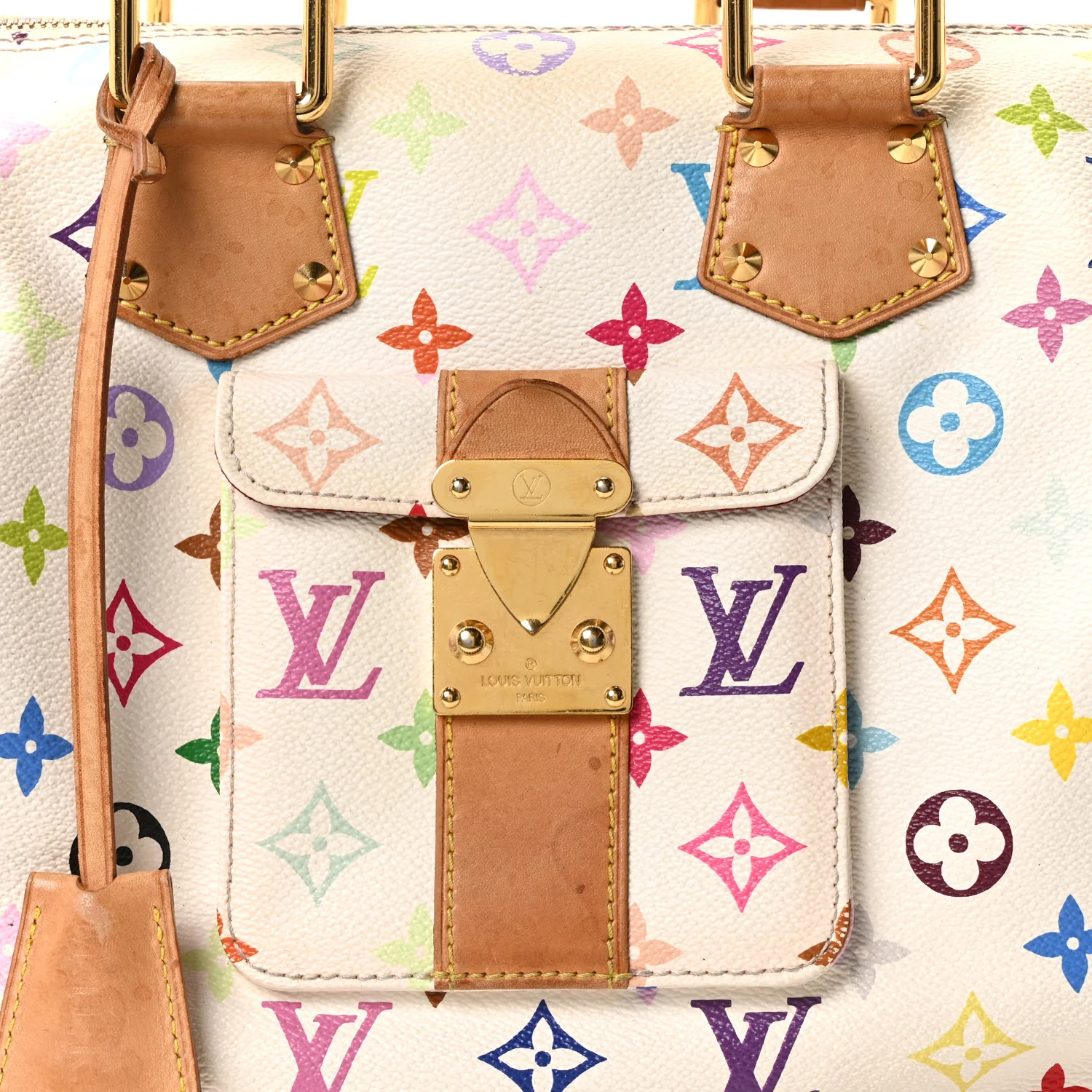 Monogram Multicolor Speedy 30 White - Image 7