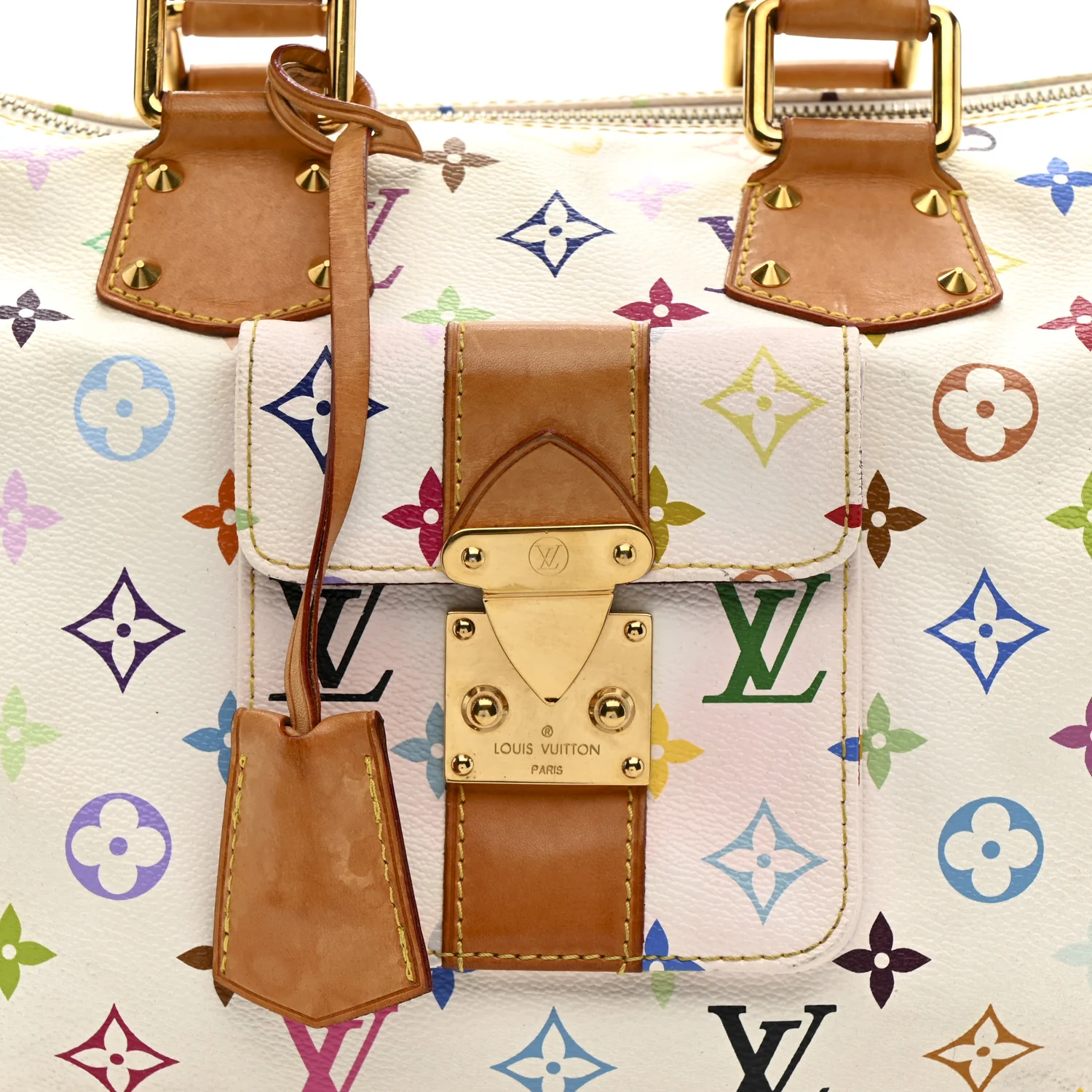 Monogram Multicolor Speedy 30 White - Image 8