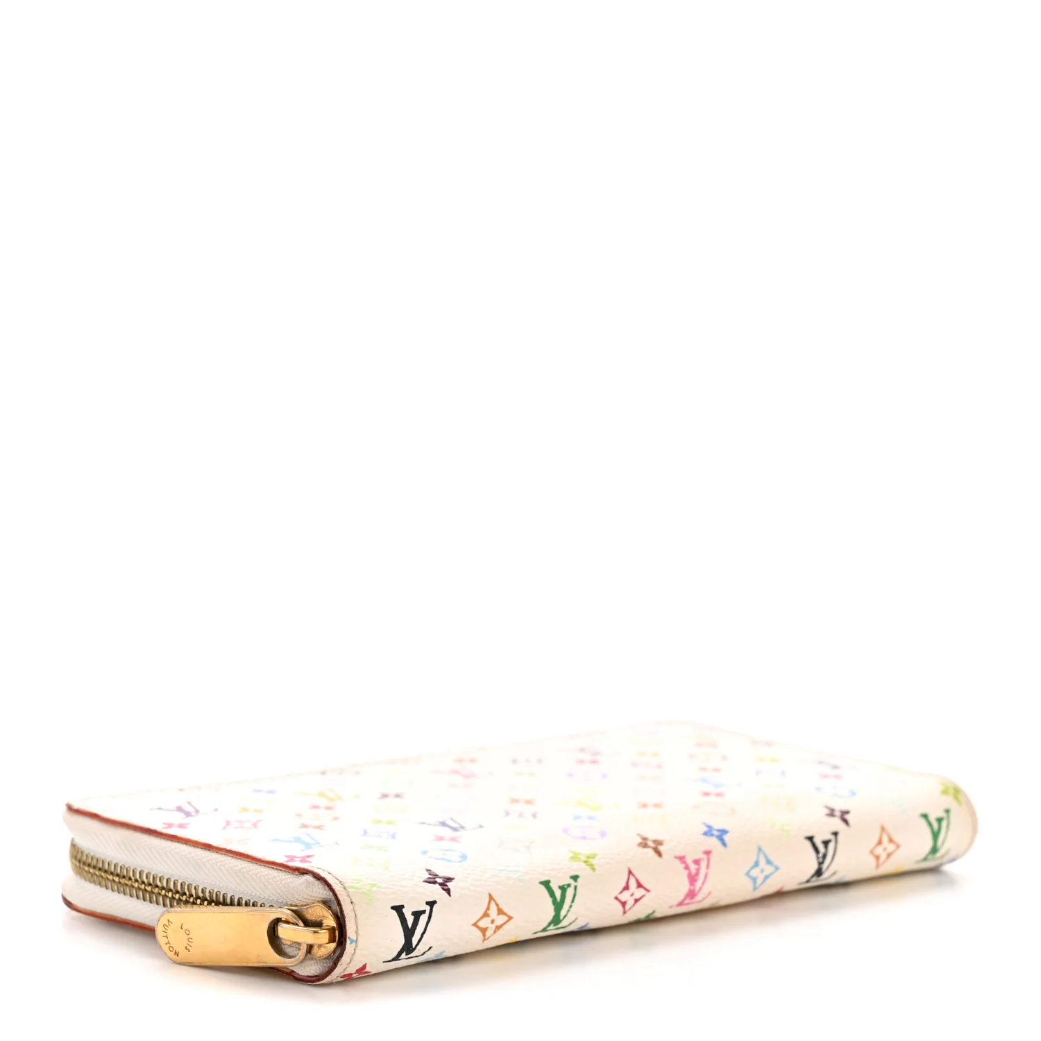 Monogram Multicolor Zippy Wallet White Litchi - Image 4