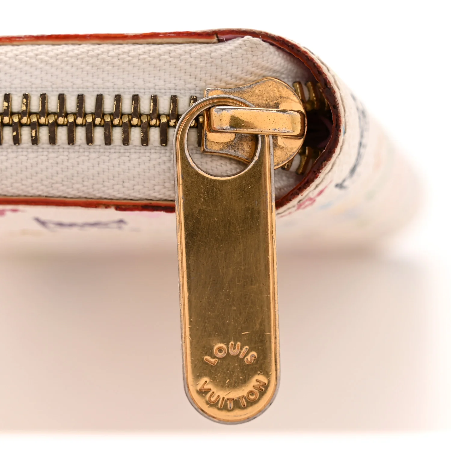 Monogram Multicolor Zippy Wallet White Litchi - Image 9