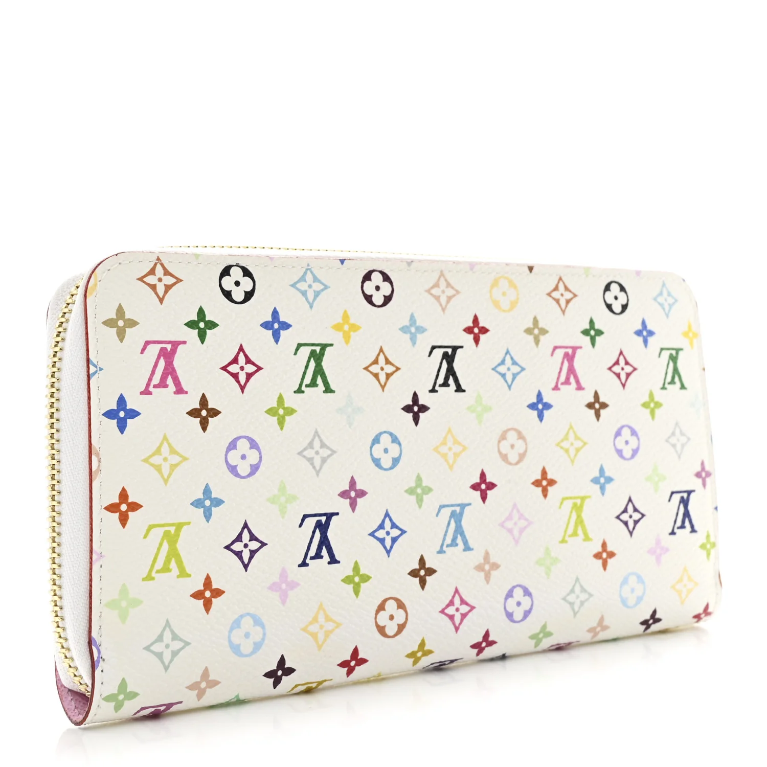 Monogram Multicolor Zippy Wallet White Litchi - Image 3