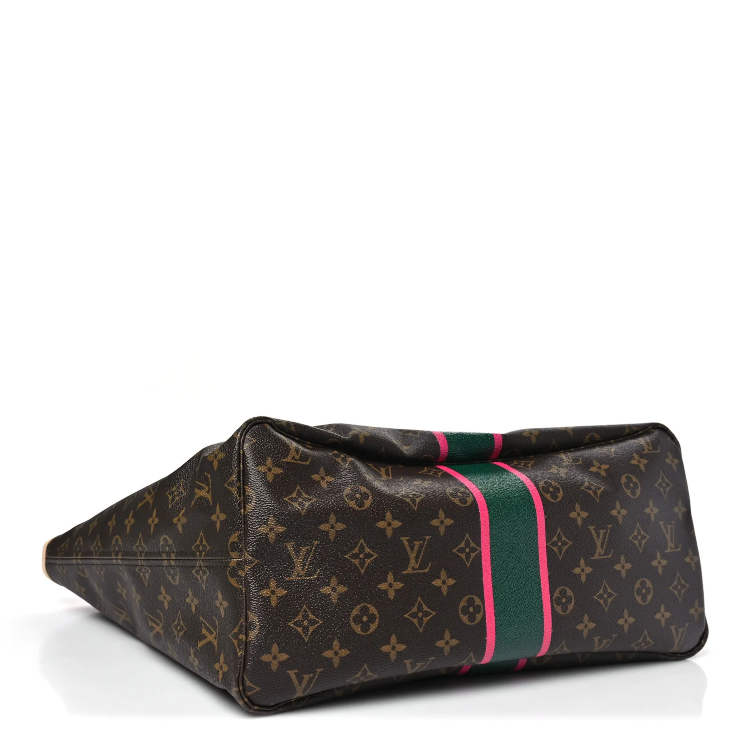 Monogram My LV Heritage Neverfull GM Vert Anglais Fuchsia - Image 5