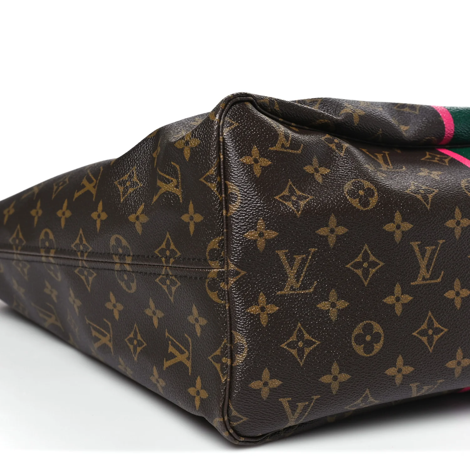 Monogram My LV Heritage Neverfull GM Vert Anglais Fuchsia - Image 9