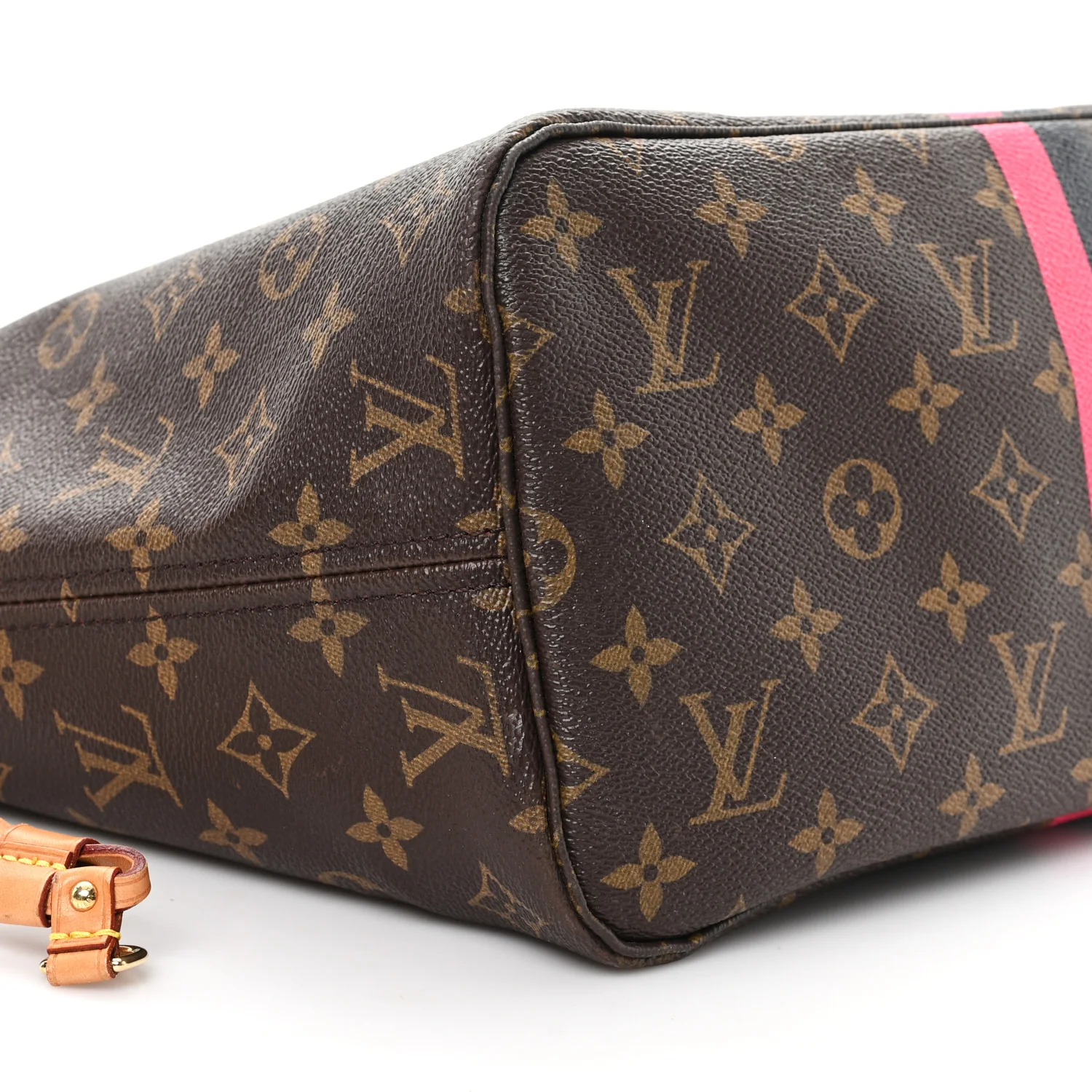 Monogram My LV Heritage Neverfull MM Fuchsia Black - Image 11