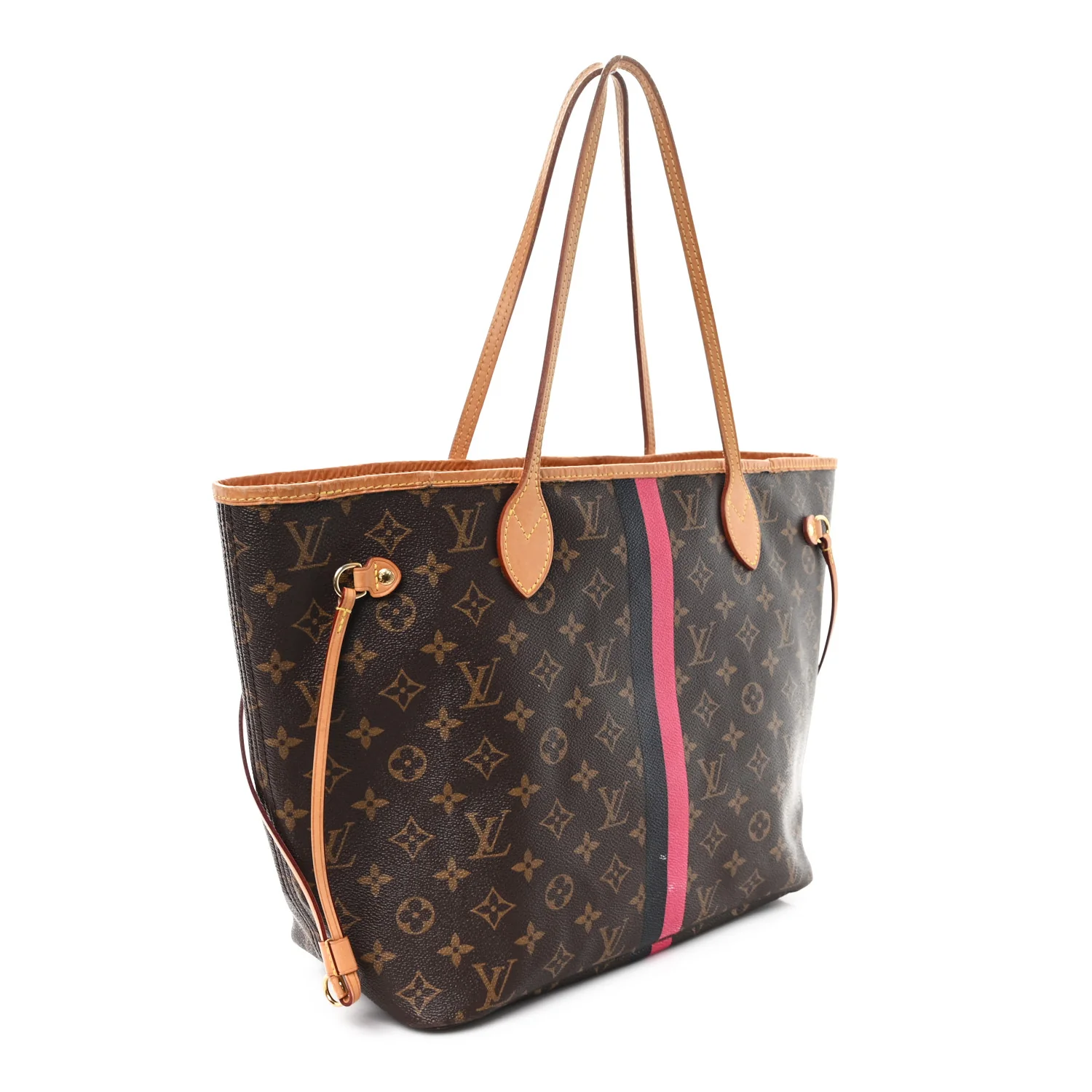 Monogram My LV Heritage Neverfull MM Fuchsia Black - Image 5