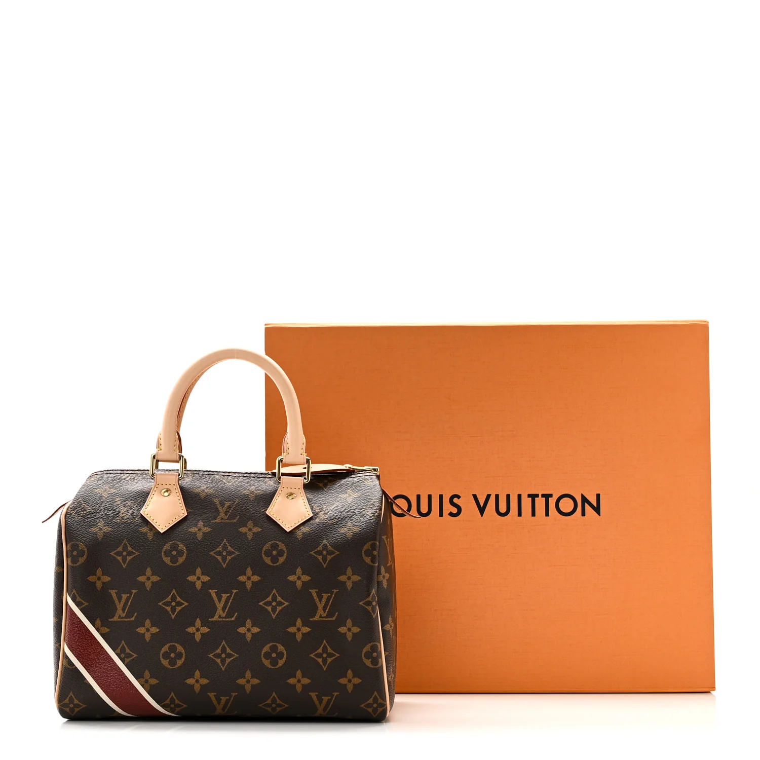 Monogram My LV Heritage Speedy 25 Burgundy Ivory - Image 10