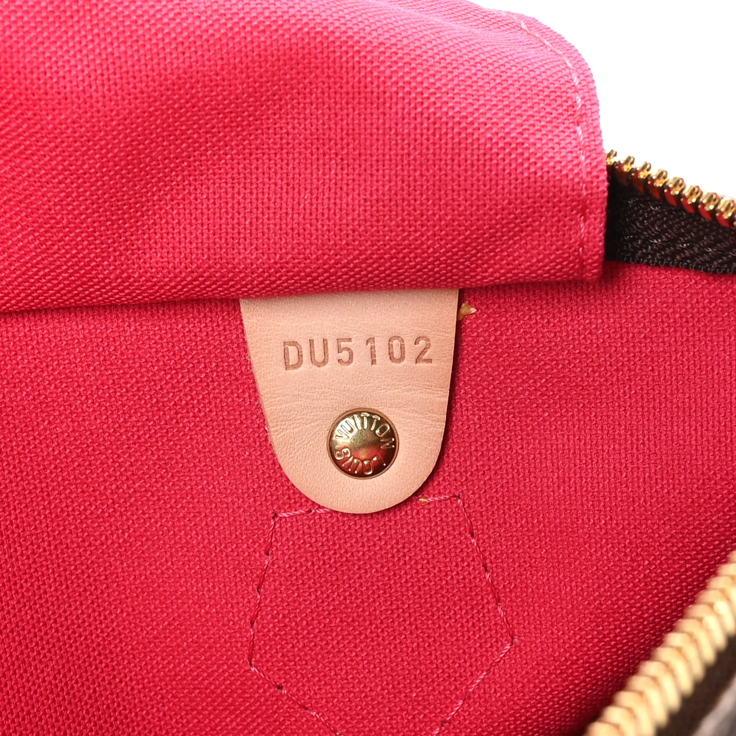 Monogram My LV Heritage Speedy Bandouliere 30 Fuchsia White - Image 7
