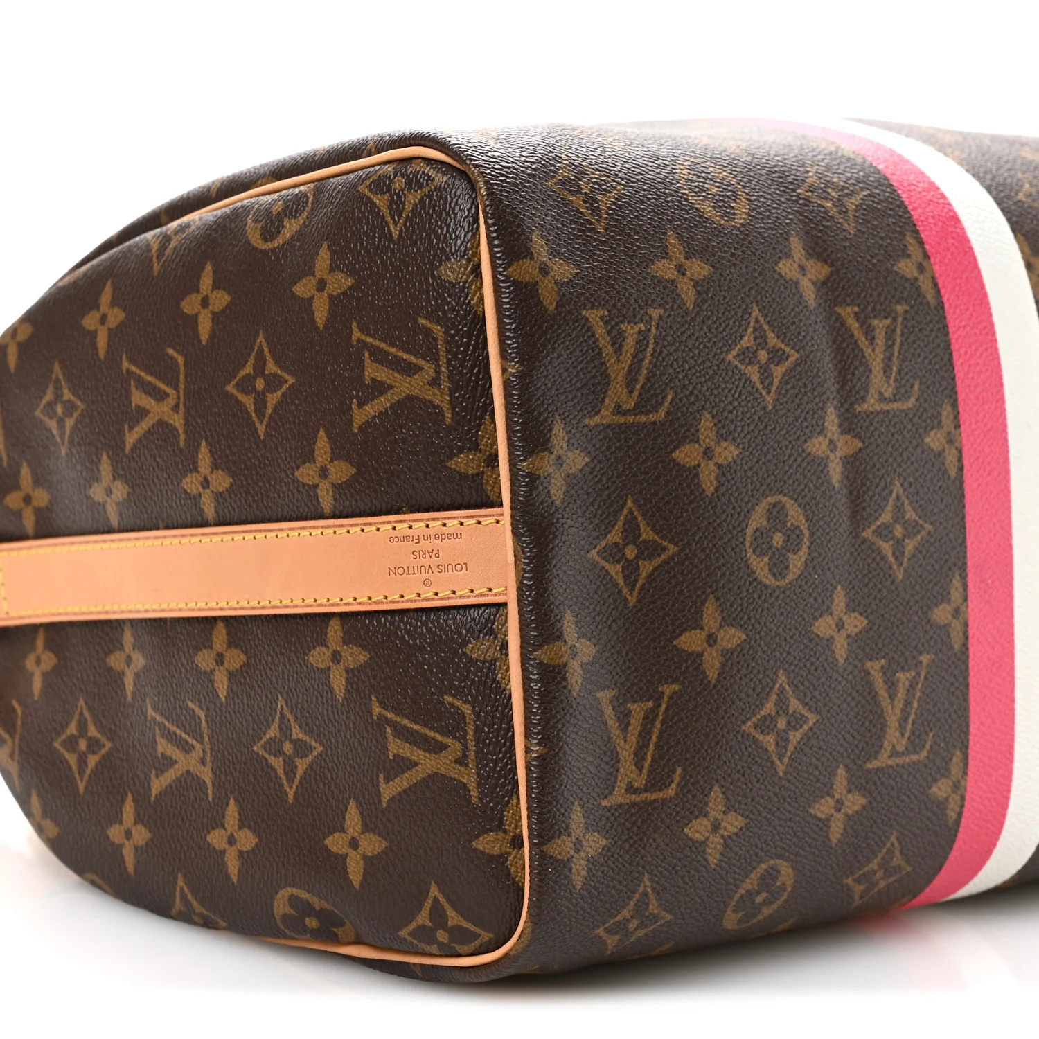 Monogram My LV Heritage Speedy Bandouliere 30 Fuchsia White - Image 9