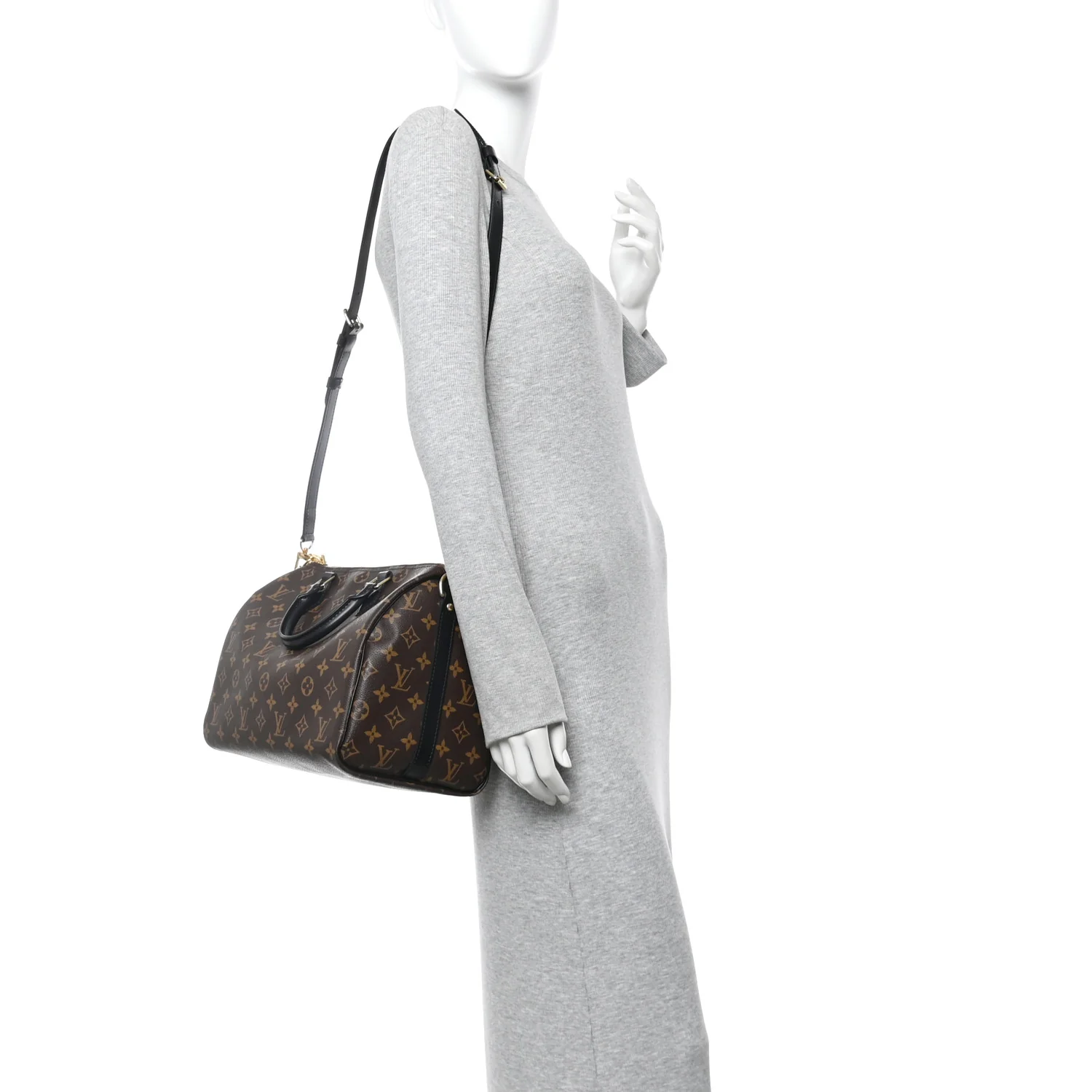 Monogram My World Tour Speedy Bandouliere 30 Black - Image 3